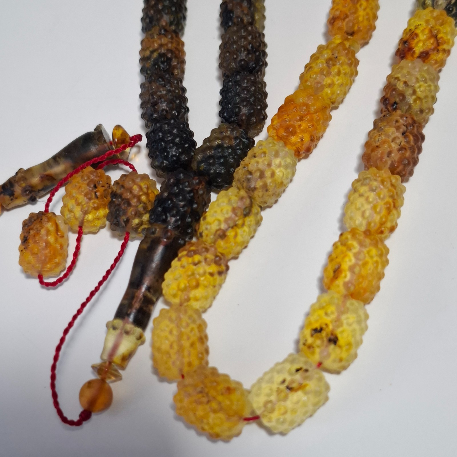 📿Amber Prayer Beads Amber Rosary 45 carvings amber beads 62g📿 📿Amber Prayer Beads Amber Rosary 45 carvings amber beads 62g📿