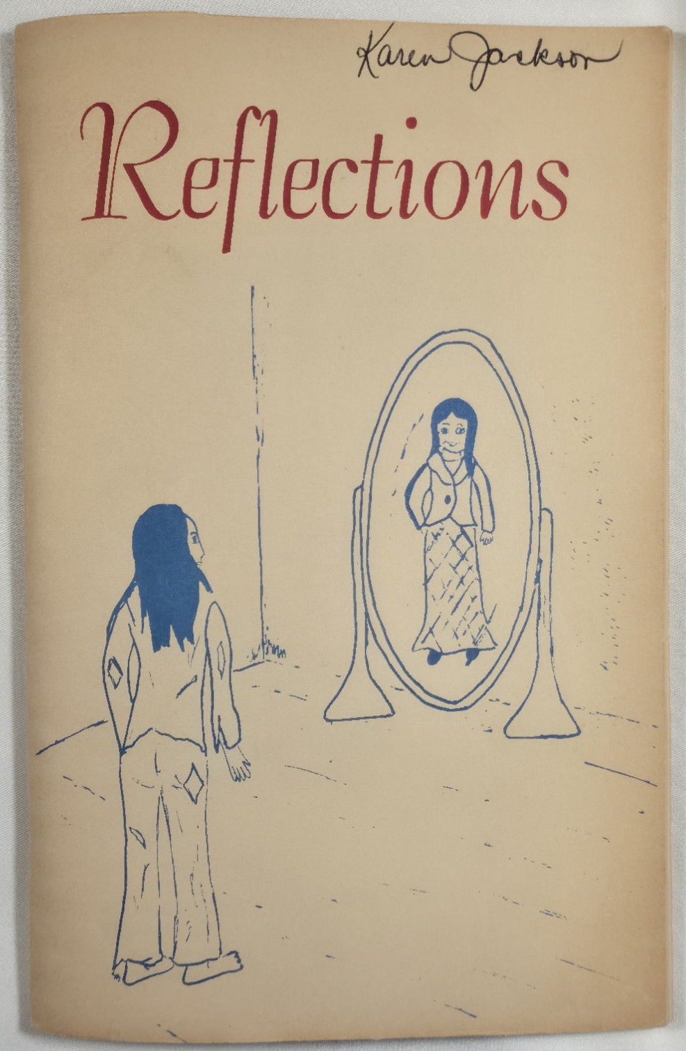 1976 Reflections Tallassee High School Student Art Magazine Alabama Poetry