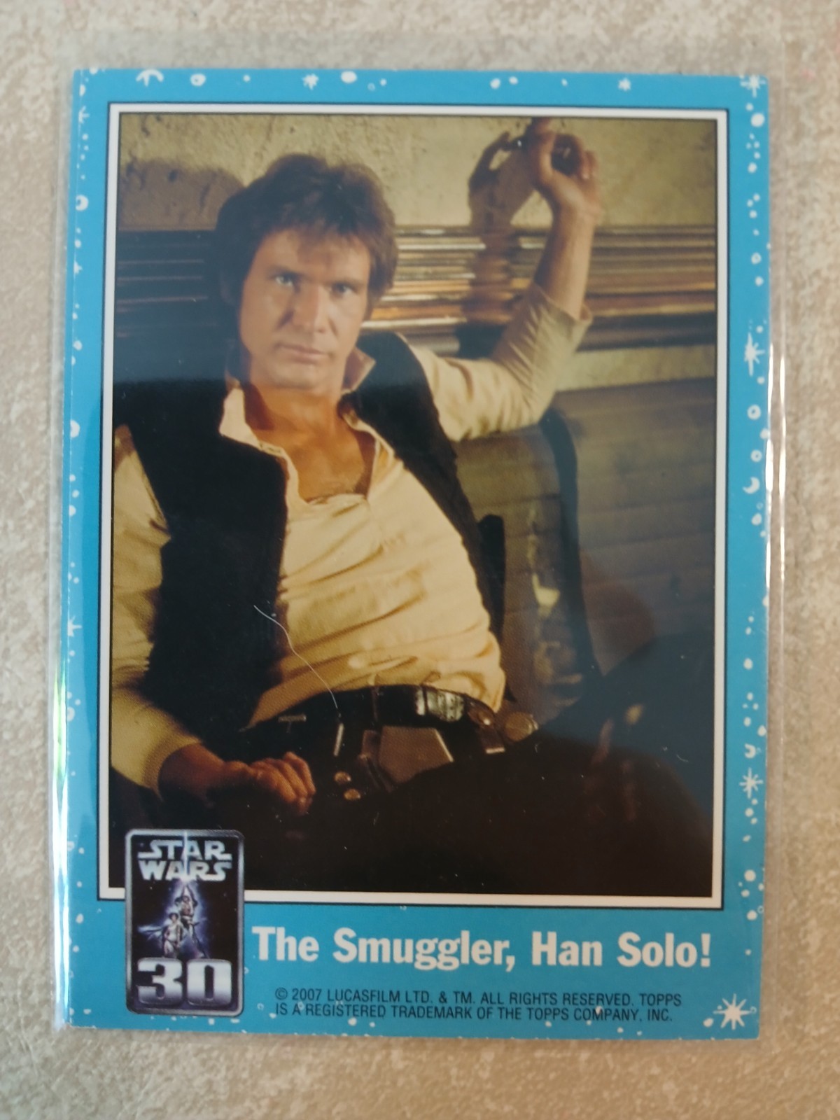 2007 Topps Star Wars 30th Anniversary Magnets - Han Solo - 2007 Topps Star Wars 30th Anniversary Magnets - Han Solo -
