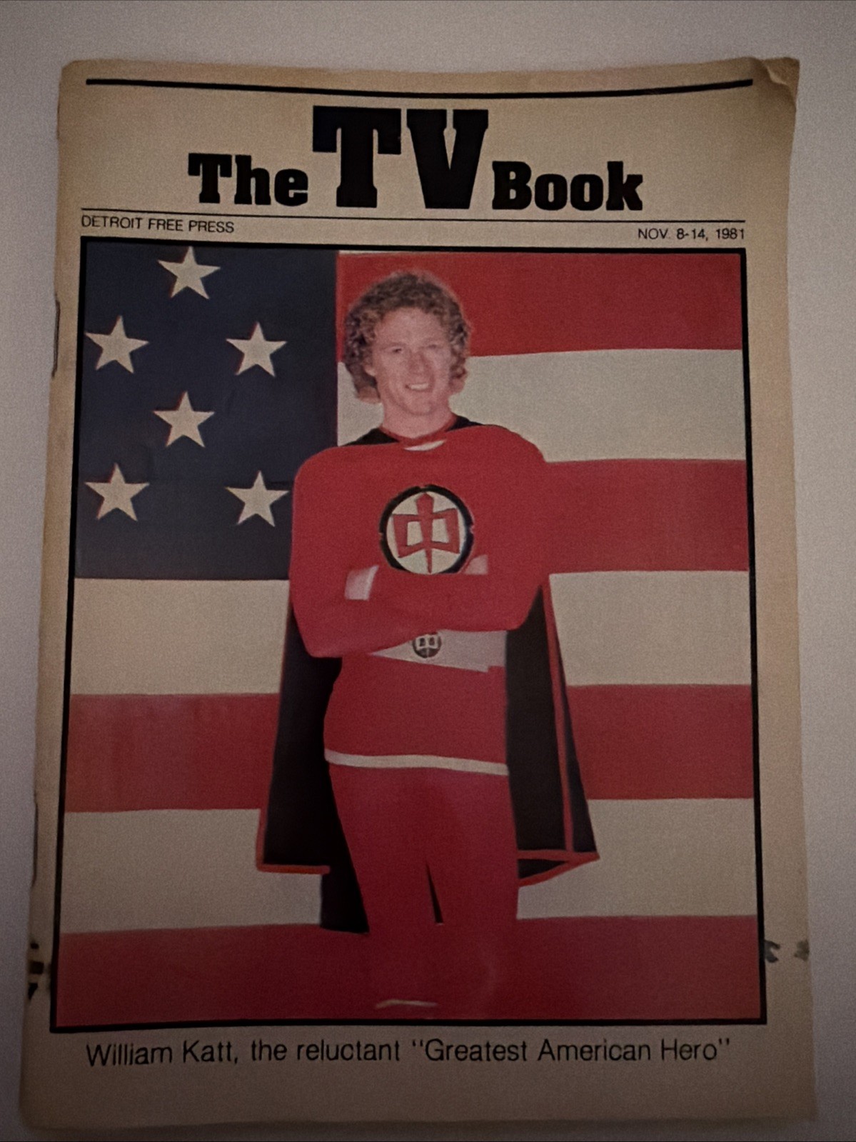 November 8-14, 1981 Detroit Free Press TV Book “Greatest American Hero” November 8-14, 1981 Detroit Free Press TV Book “Greatest American Hero”