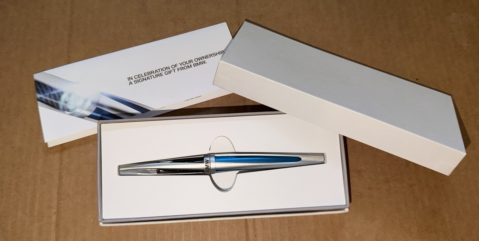 BMW Titanium M Series Ballpoint Pen Owners Gift w/ Presentation Box Rare BMW Pen BMW Titanium M Series Ballpoint Pen Owners Gift w/ Presentation Box Rare BMW Pen
