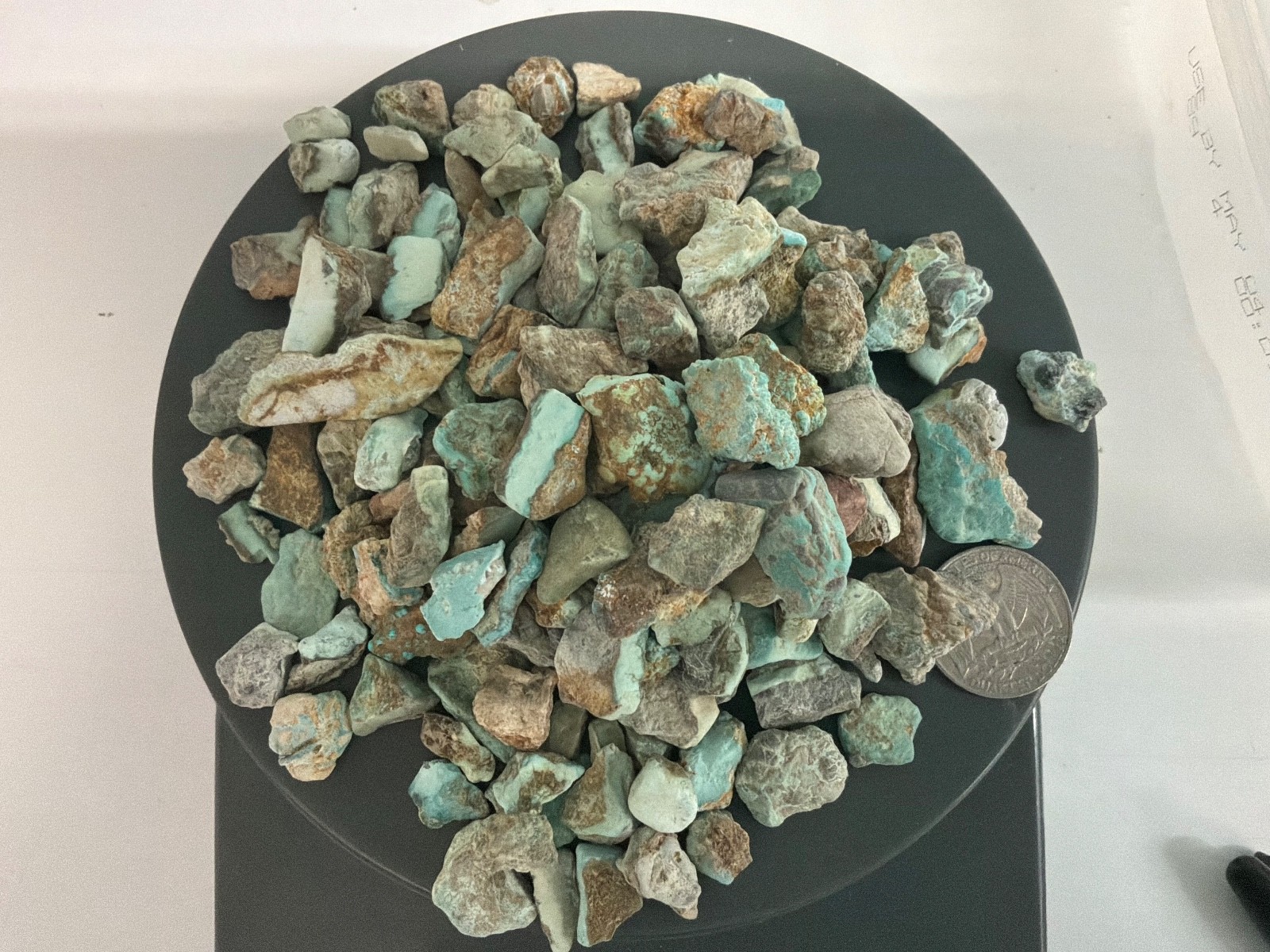 259 Grams of Natural American Green Tree Mine Turquoise Rough Nevada Turquoise 259 Grams of Natural American Green Tree Mine Turquoise Rough Nevada Turquoise