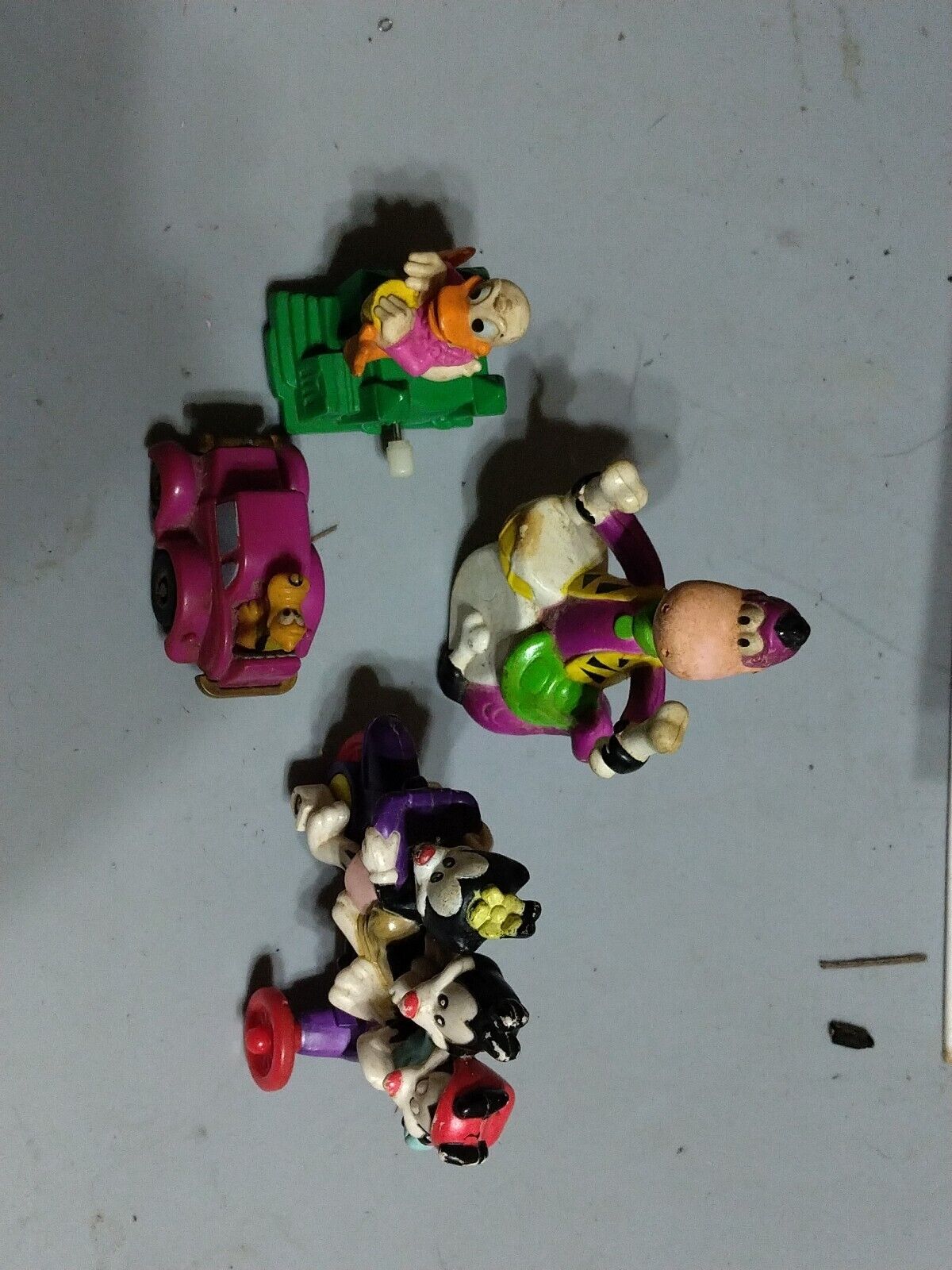 Disney Mixed PVC & Fast Food Toy Figure Lot ~ Donald ~ Goofy
