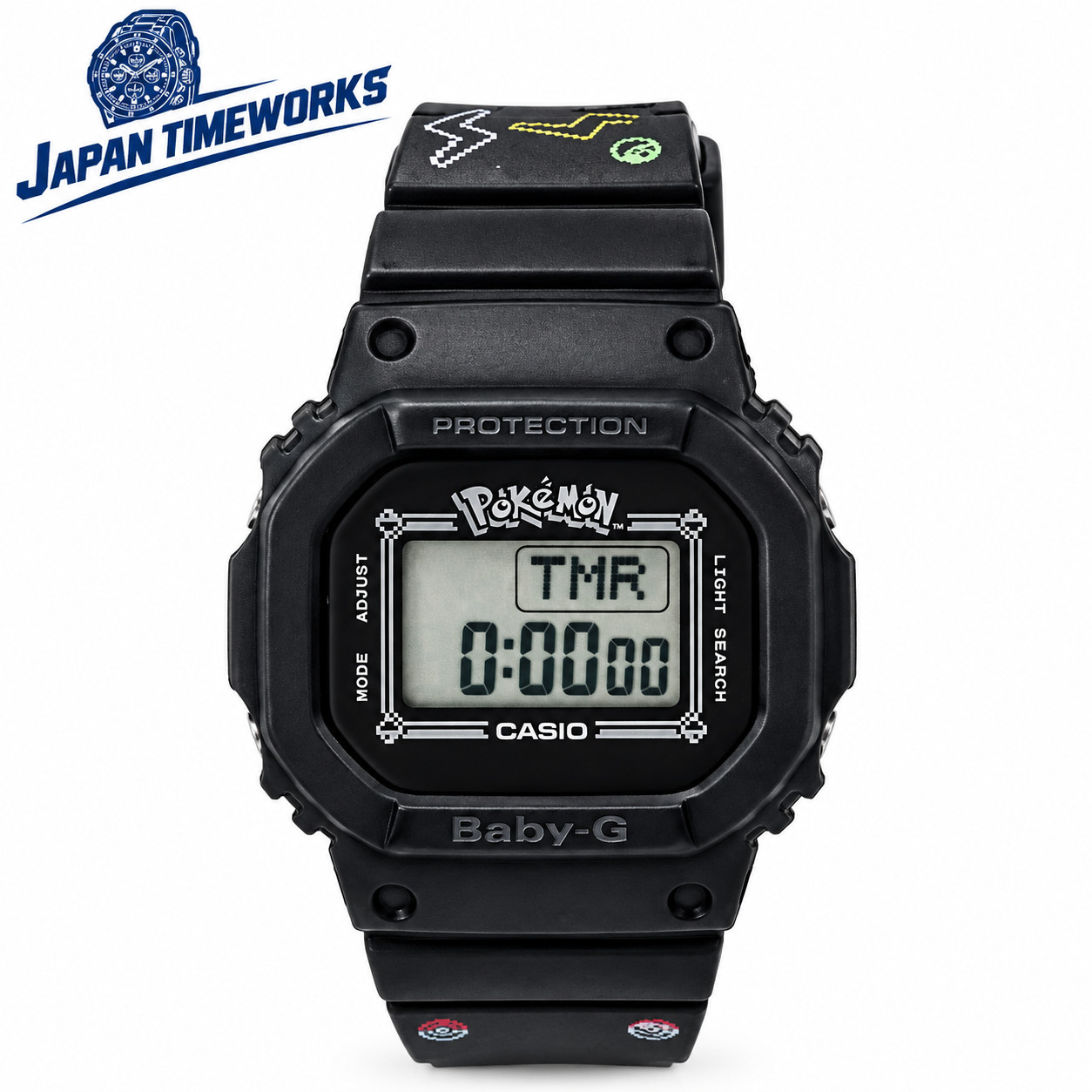 CASIO BABY-G BGD-560PKC-1JR Pokemon Pikachu Collaboration Digital Watch Japan CASIO BABY-G BGD-560PKC-1JR Pokemon Pikachu Collaboration Digital Watch Japan