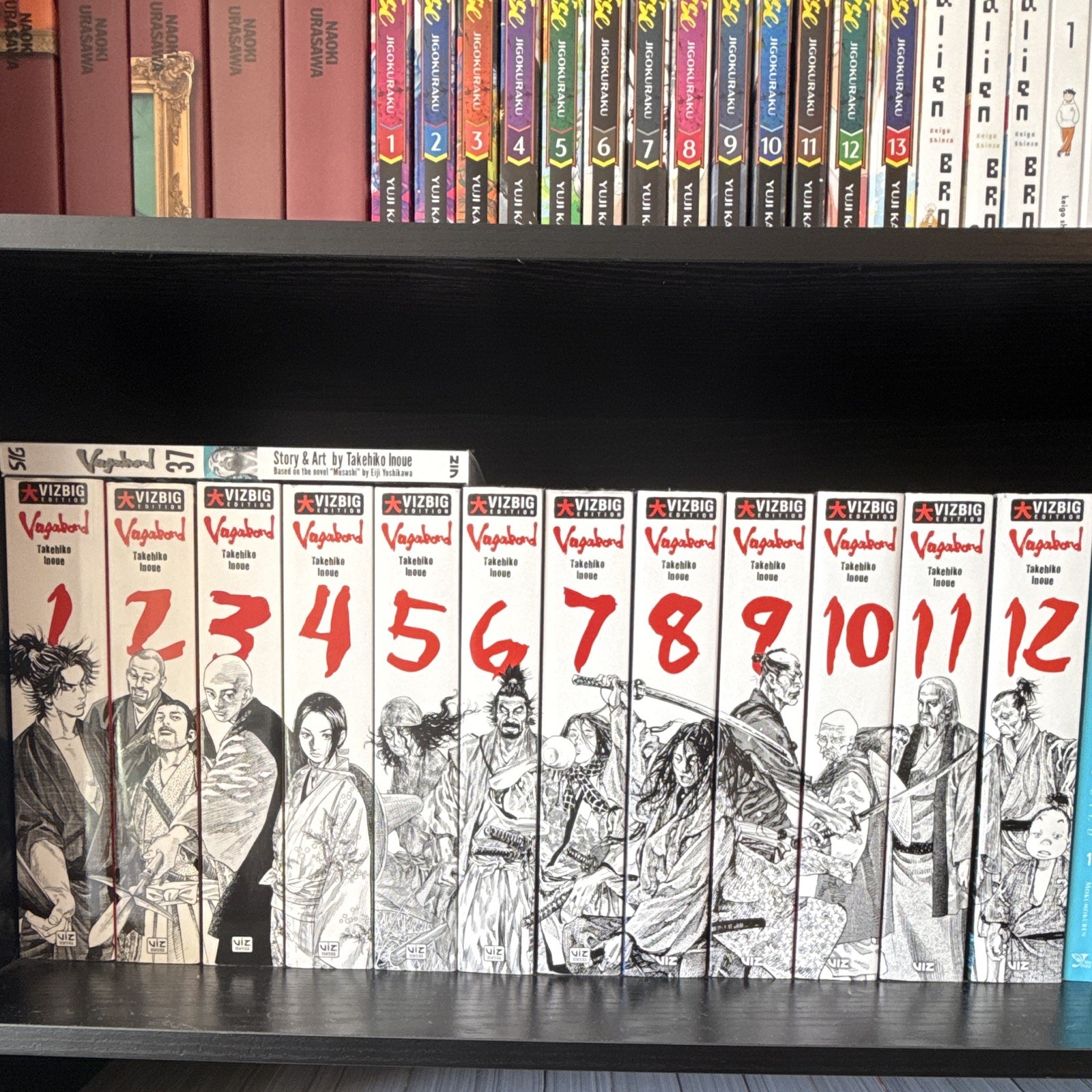 VIZ Media Vagabond VIZBIG Edition Manga Lot Vol 1-12 & 37 Takehiko Inoue