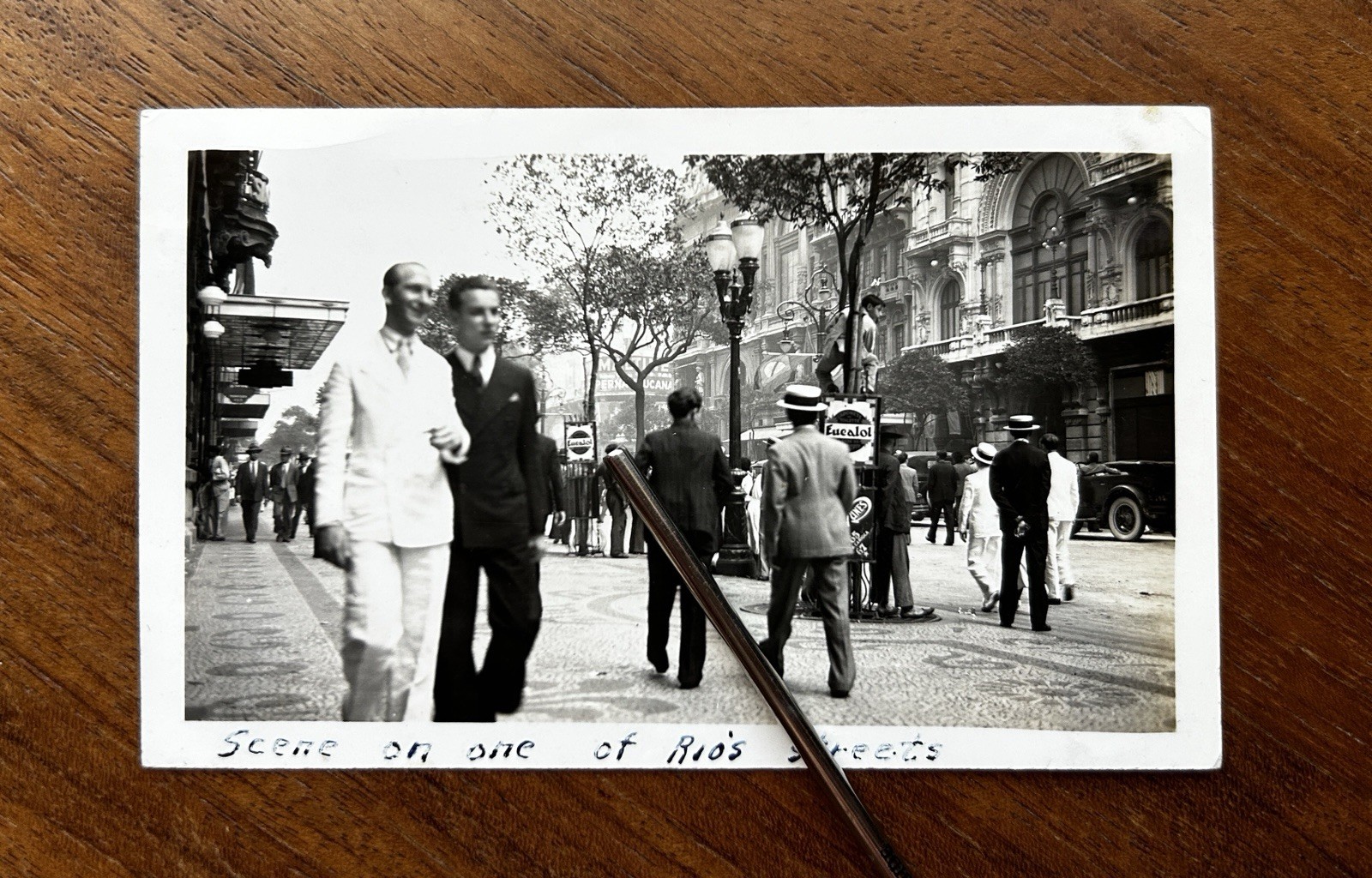 VTG 1920s Rio de Janeiro Brazil Avenida Rio Branco Historic Street Scene Photo VTG 1920s Rio de Janeiro Brazil Avenida Rio Branco Historic Street Scene Photo