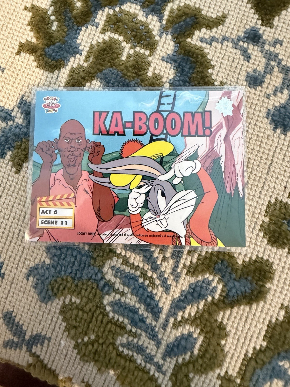 🔥 1993 Upperdeck KA-Boom Looney Tunes Act6 Scene8 🔥 Michael Jordan Bugs Bunny