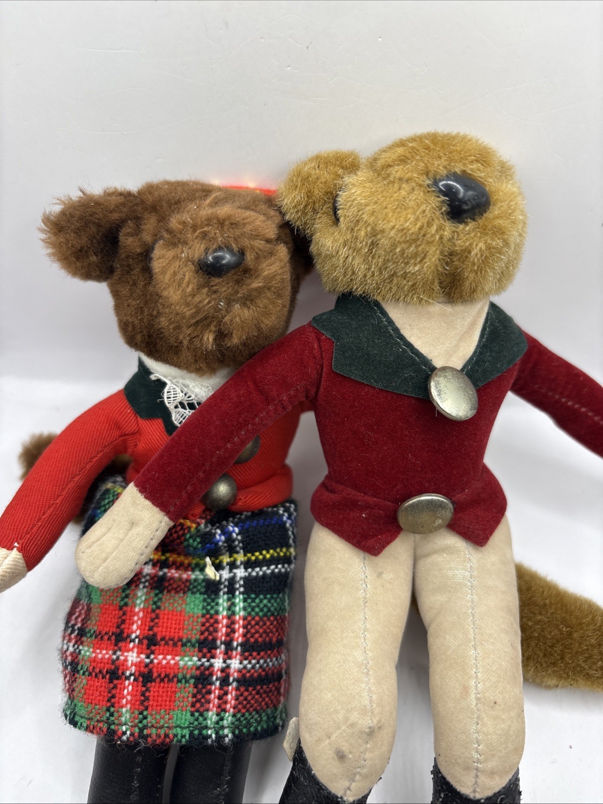 Vintage AA Imports MR & Mrs Fox Equestrian Fox Hunt Shelf Sitter-ornament 7” Vintage AA Imports MR & Mrs Fox Equestrian Fox Hunt Shelf Sitter-ornament 7”