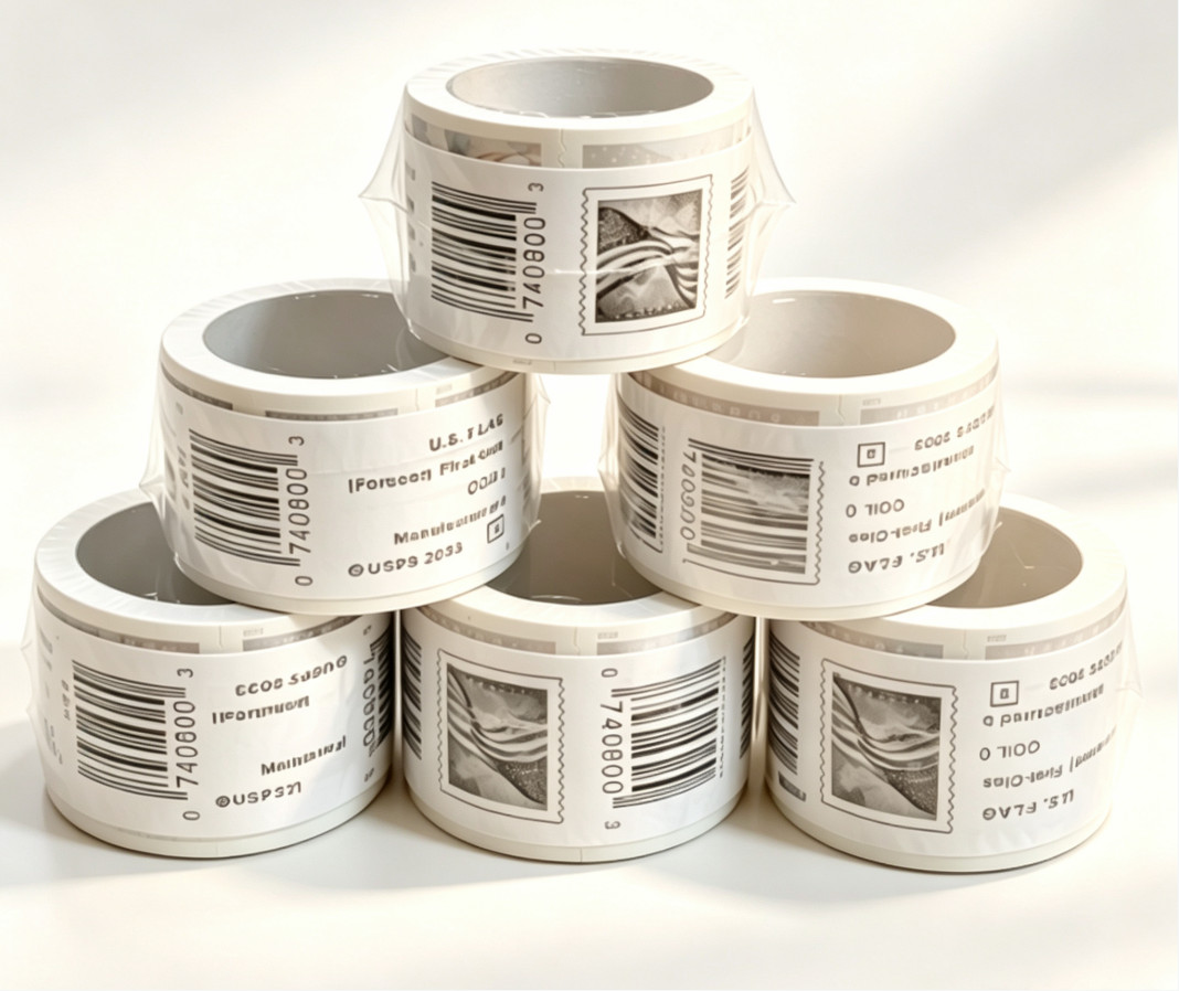5 Roll Of 100 U.S. Flag First Class US Postage Stamps New Seal 2024 5 Roll Of 100 U.S. Flag First Class US Postage Stamps New Seal 2024