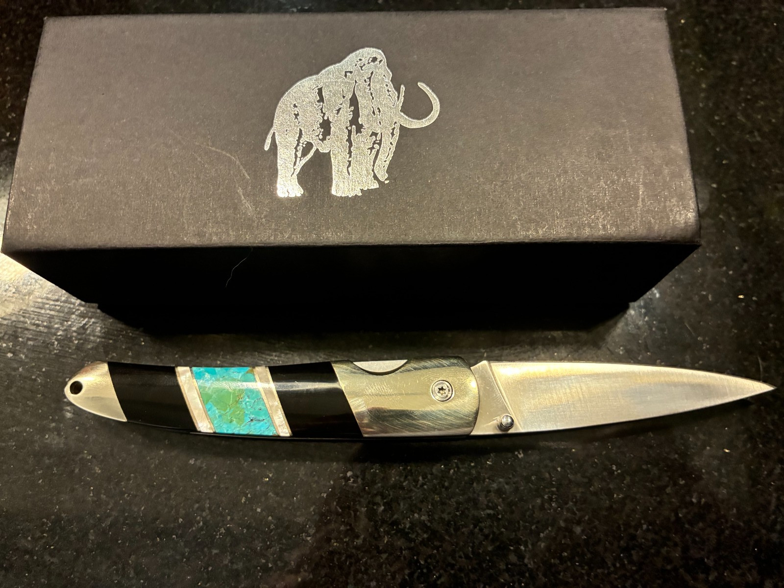 santa fe stoneworks knife SFS-70OPTQ - Woolly Mammoth Tusk Steel Linerlock santa fe stoneworks knife SFS-70OPTQ - Woolly Mammoth Tusk Steel Linerlock