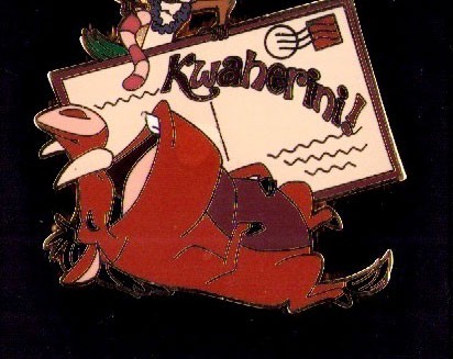 Disney WDW Love is an Adventure 2017 Gift Goodbye Timon Pumbaa LE Pin Disney WDW Love is an Adventure 2017 Gift Goodbye Timon Pumbaa LE Pin