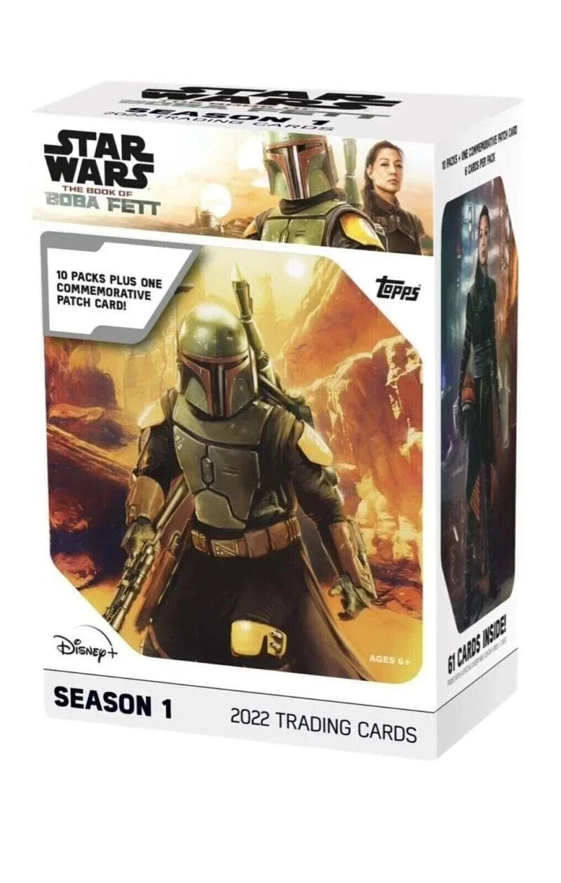 2022 Topps Star Wars The Book Of Boba Fett Season 1 Factory Sealed Blaster Box 2022 Topps Star Wars The Book Of Boba Fett Season 1 Factory Sealed Blaster Box