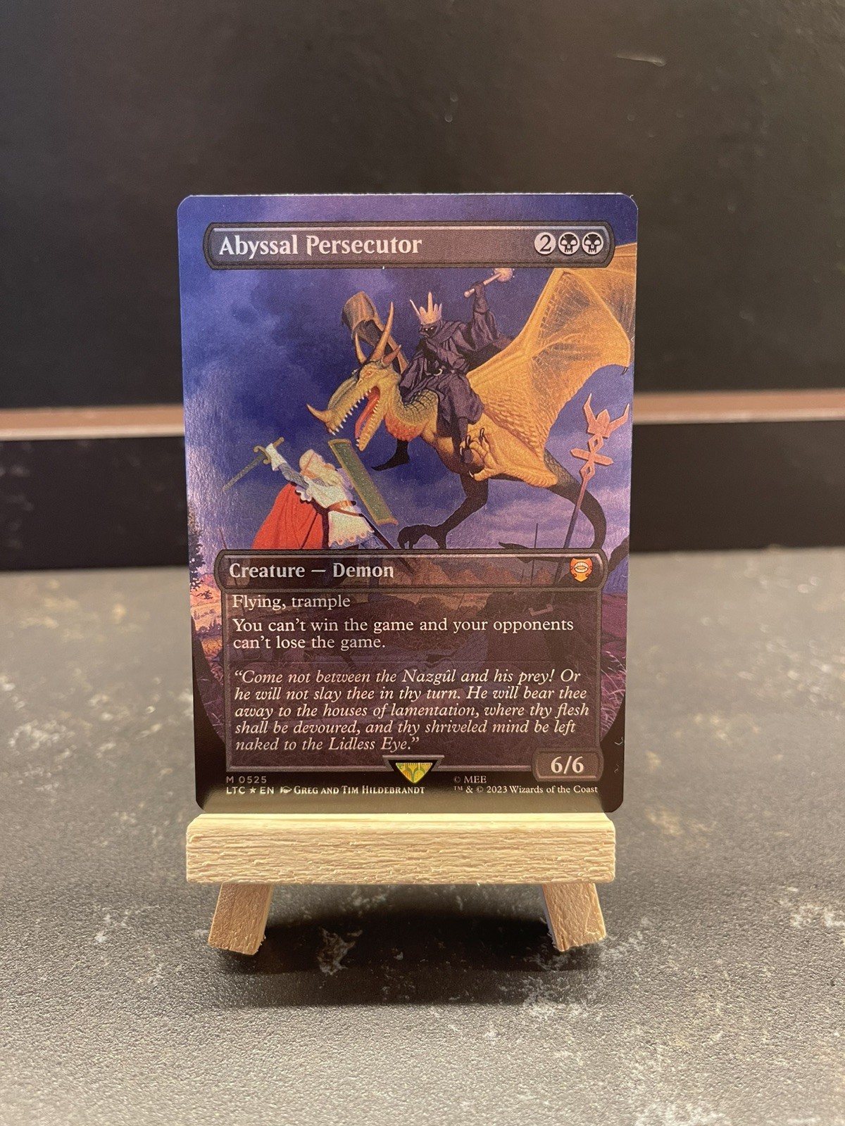 Magic: The Gathering - Abyssal Persecutor (V.2) - Silver Foil