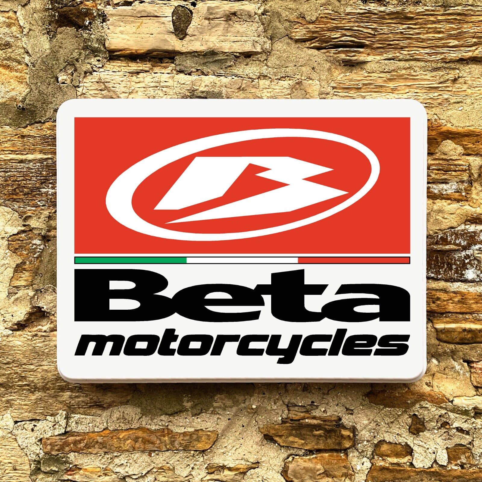 BETA MOTORCYCLE ILLUMINATED LED LIGHTBOX WALL GARAGE SIGN RR ENDURO EVO 300 2T