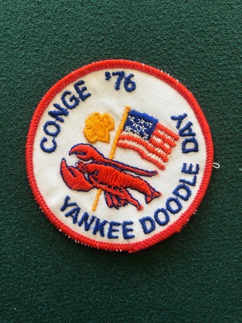 Vintage Girl Scout Patch - Conge '76 - Yankee Doodle Day - Louisiana