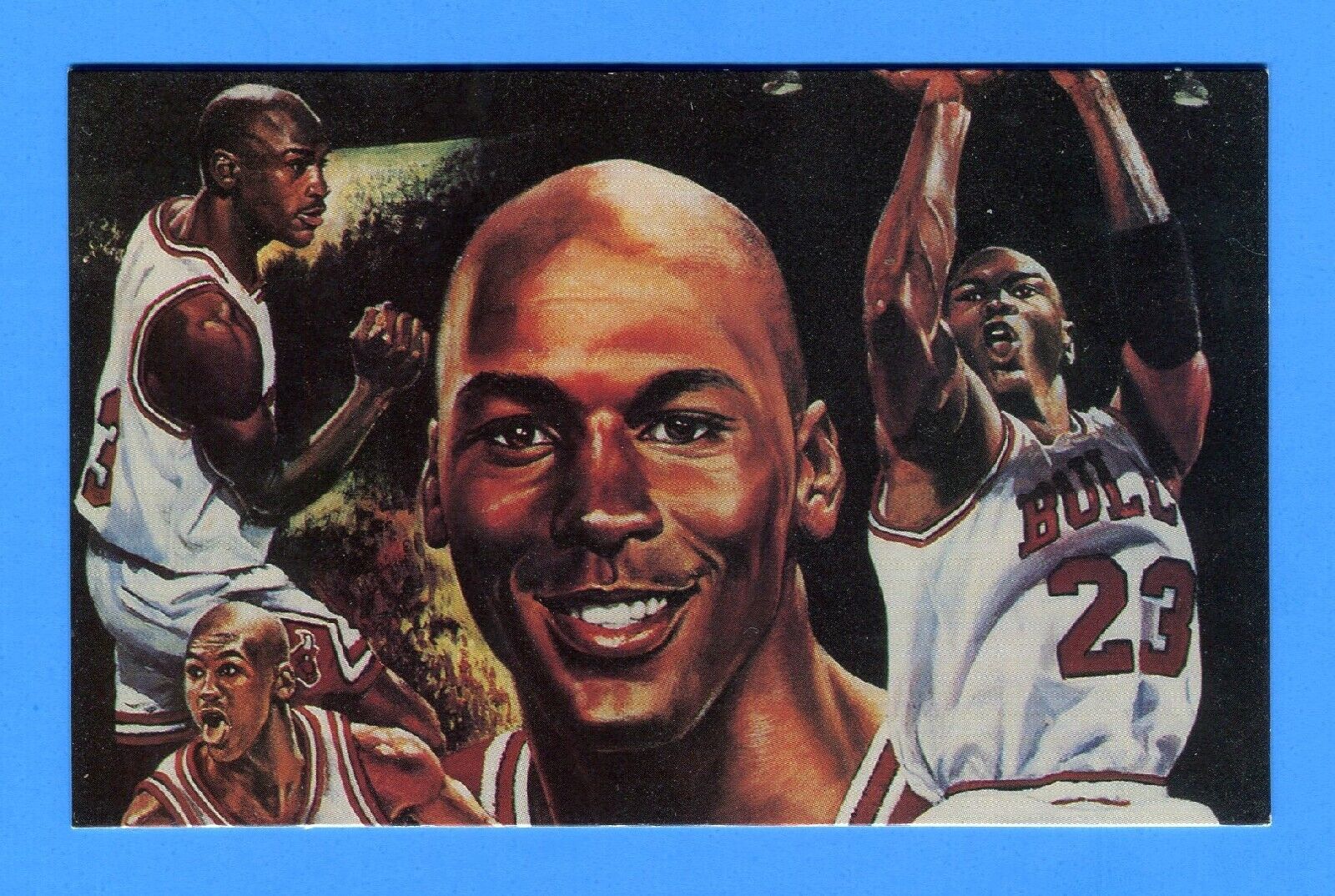 Michael Jordan 1998 Sports Exposure Limited Post Card Postcard Series Bulls HOF