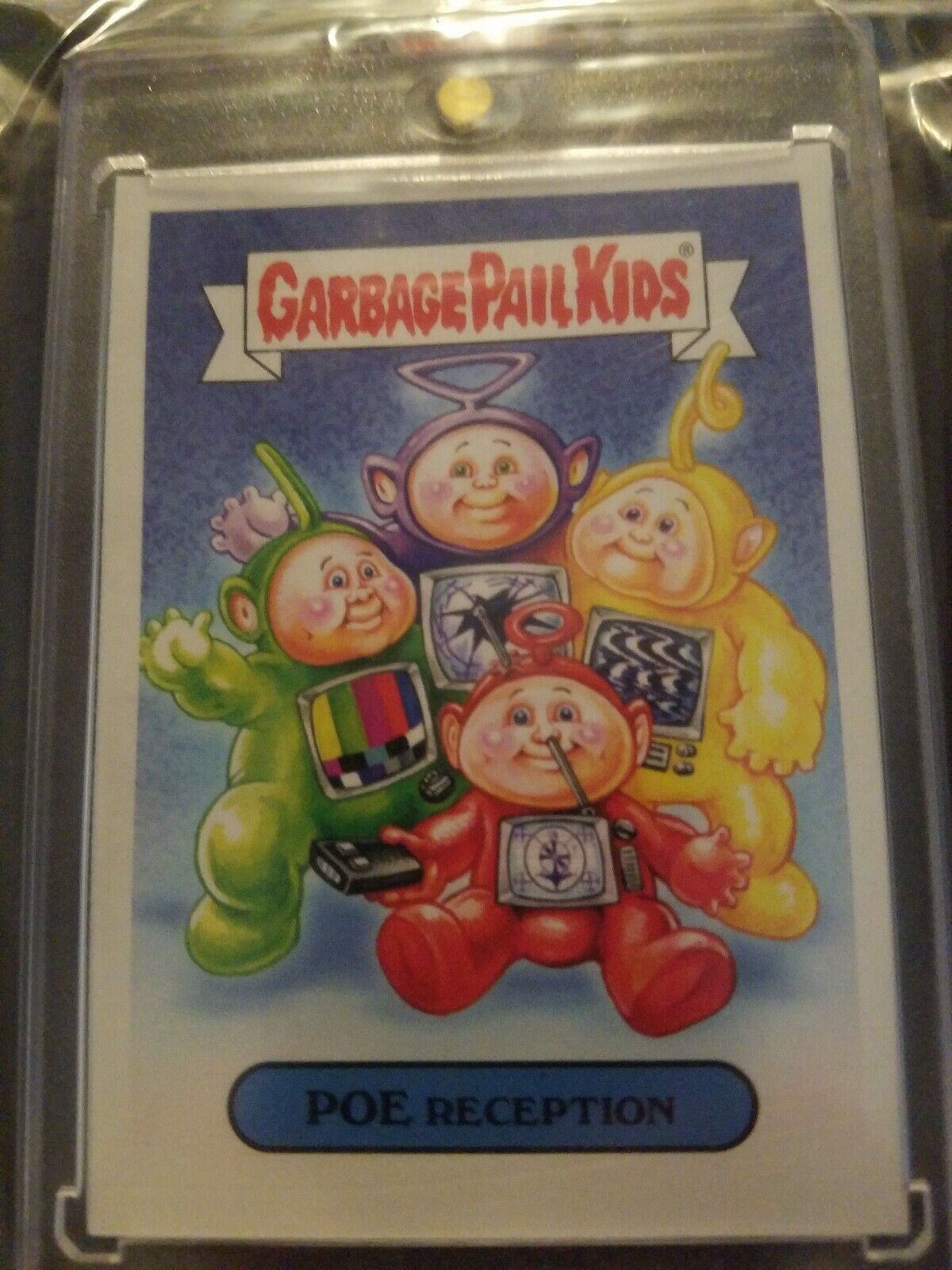 2019 GPk We Hate The 90's 1/1 Blank Back.Poe Reception Teletubbies spoof os1 PSA