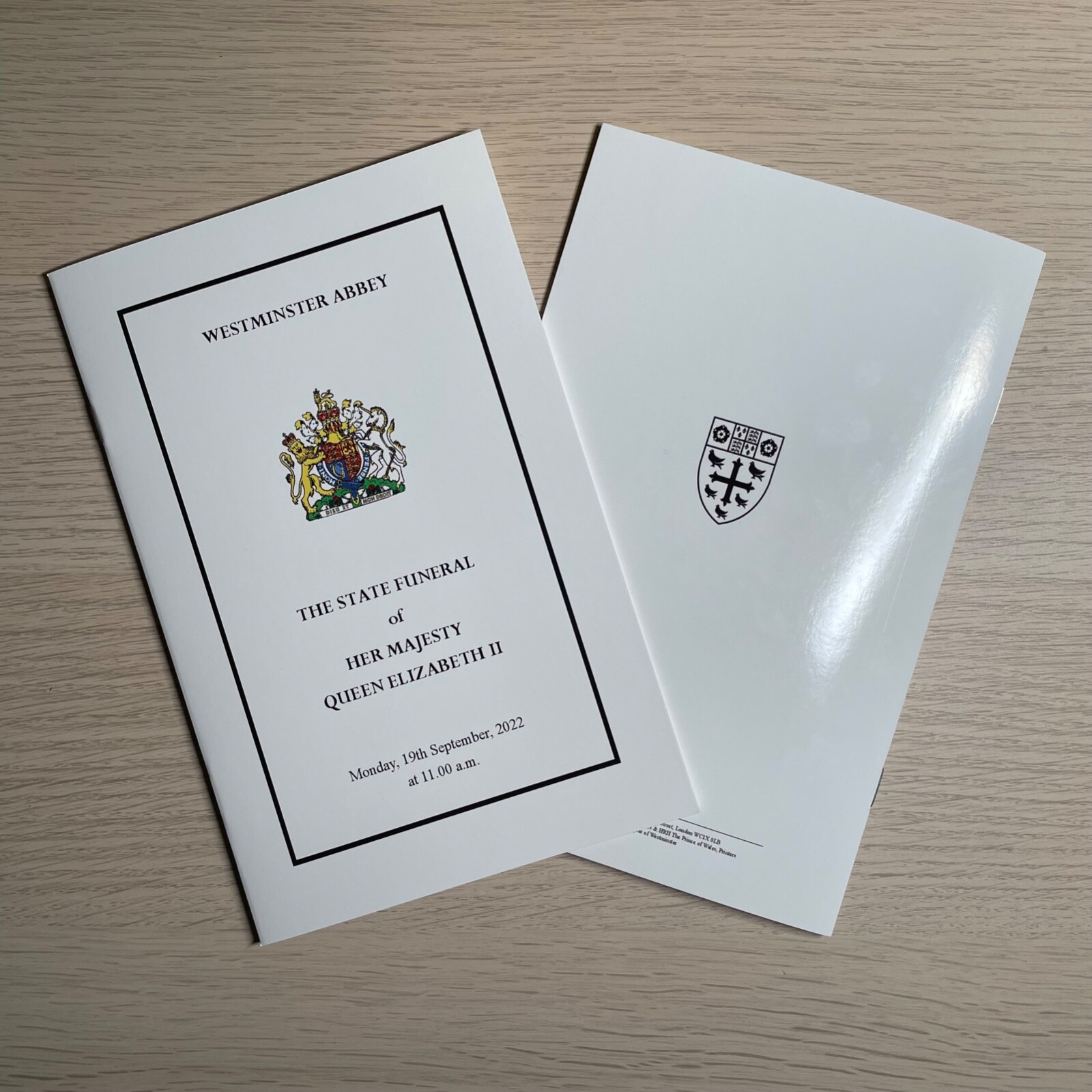 Official Queen Elizabeth II Funeral Order of Service 2022 Booklet coronation Official Queen Elizabeth II Funeral Order of Service 2022 Booklet coronation