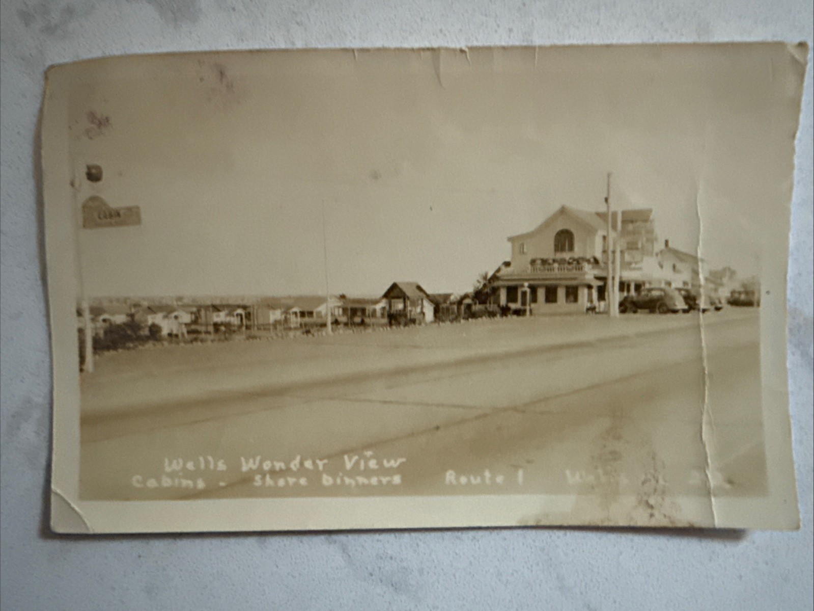 Wells Wonder View, Wells Maine RPPC Vintage Real Photo Postcard 1930s Wells Wonder View, Wells Maine RPPC Vintage Real Photo Postcard 1930s