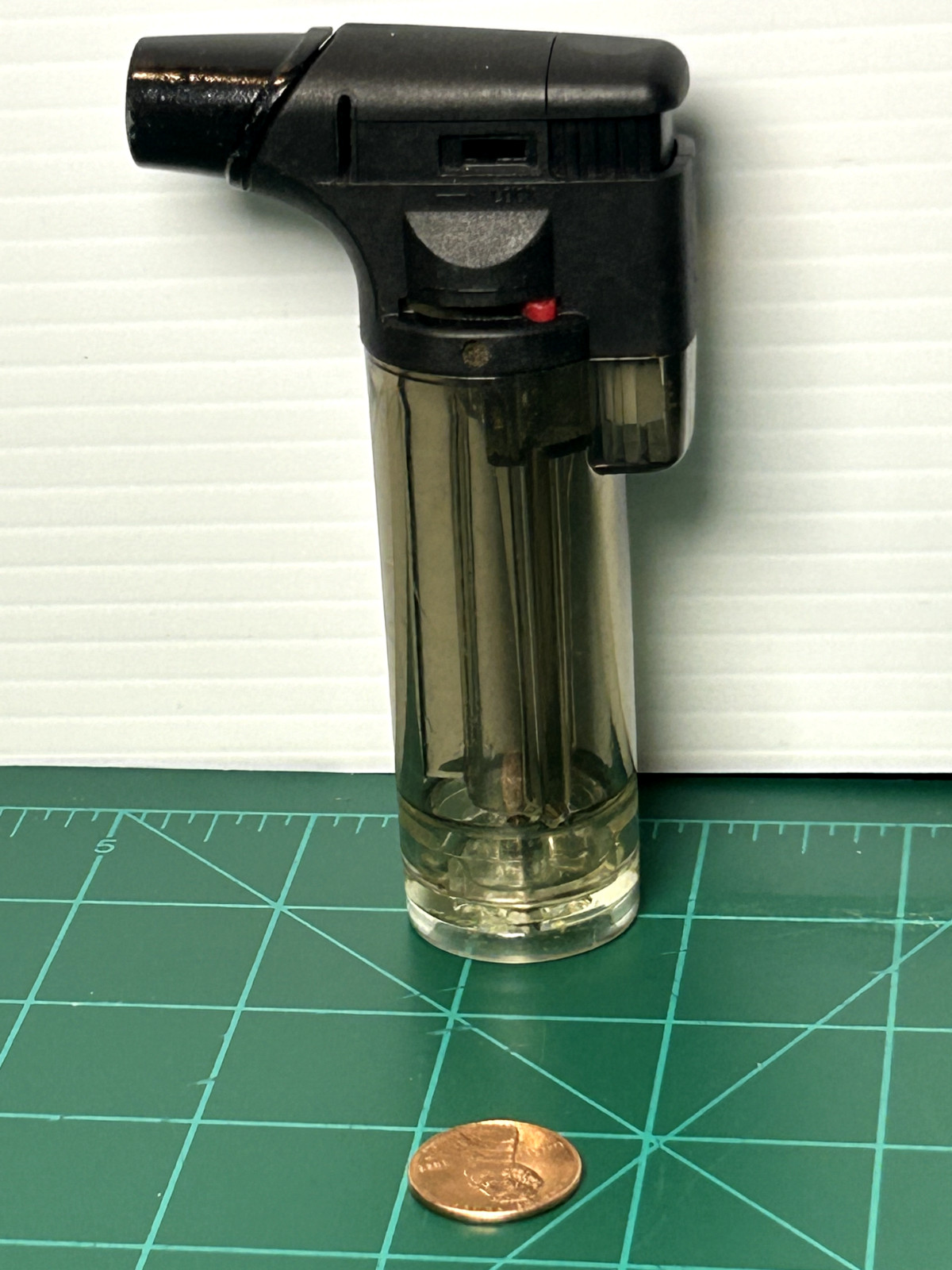 Refillable Butane Torch Lighter - G.E.I. Maxi, Blue Flame, Empty Needs Refill Refillable Butane Torch Lighter - G.E.I. Maxi, Blue Flame, Empty Needs Refill