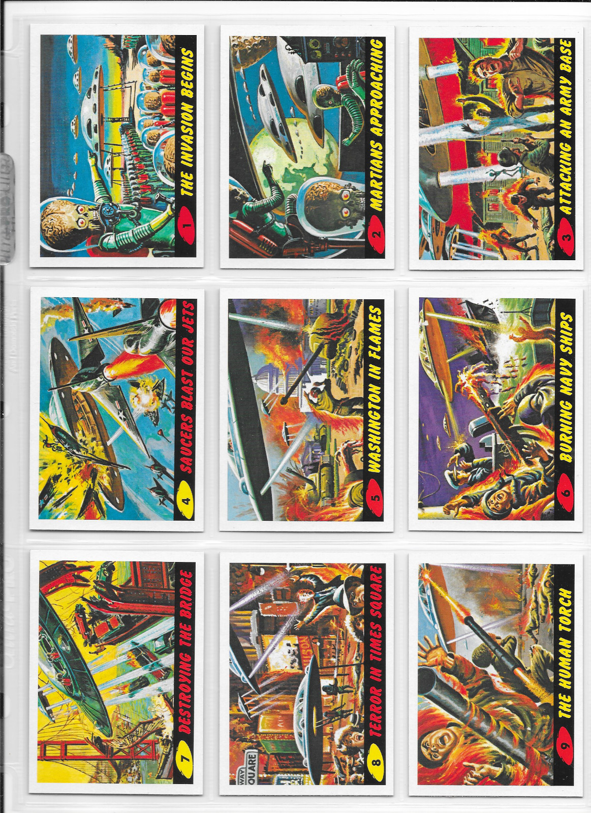 2012 HERITAGE MARS ATTACKS BASE SET + DELETED SCENES + NEW UNIVERSE SET 80 CARDS 2012 HERITAGE MARS ATTACKS BASE SET + DELETED SCENES + NEW UNIVERSE SET 80 CARDS