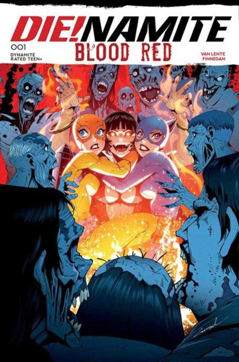 Dienamite Blood Red #1 Cover B Godtail Variant Comic Book First Print 2025 Dienamite Blood Red #1 Cover B Godtail Variant Comic Book First Print 2025
