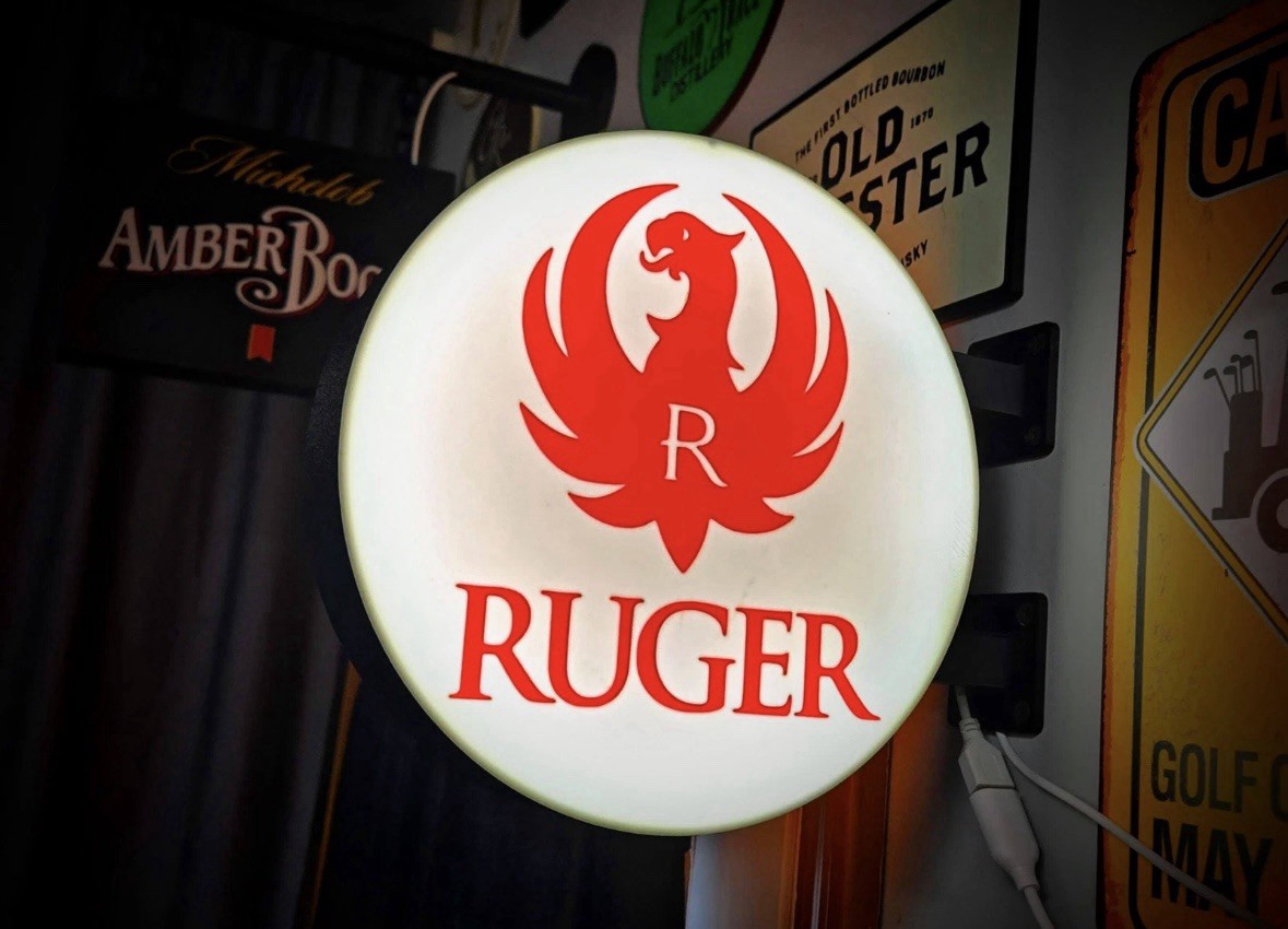 Ruger Red White Lightbox LED Ruger Red White Lightbox LED
