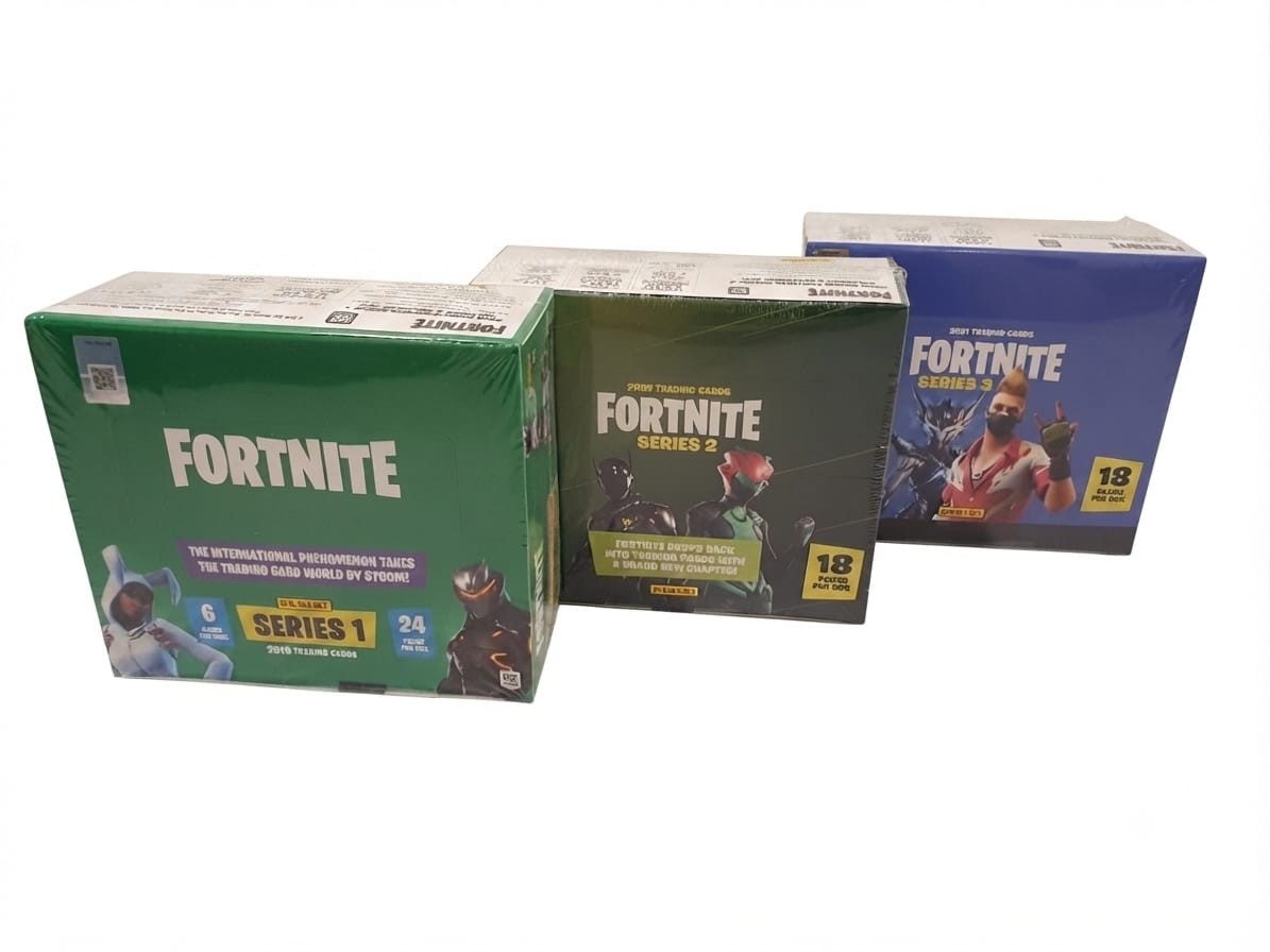 Panini Fortnite Series 1 , 2 and 3  - Hobbybox Set - 2019 , 2020 , 2021 - Box IT