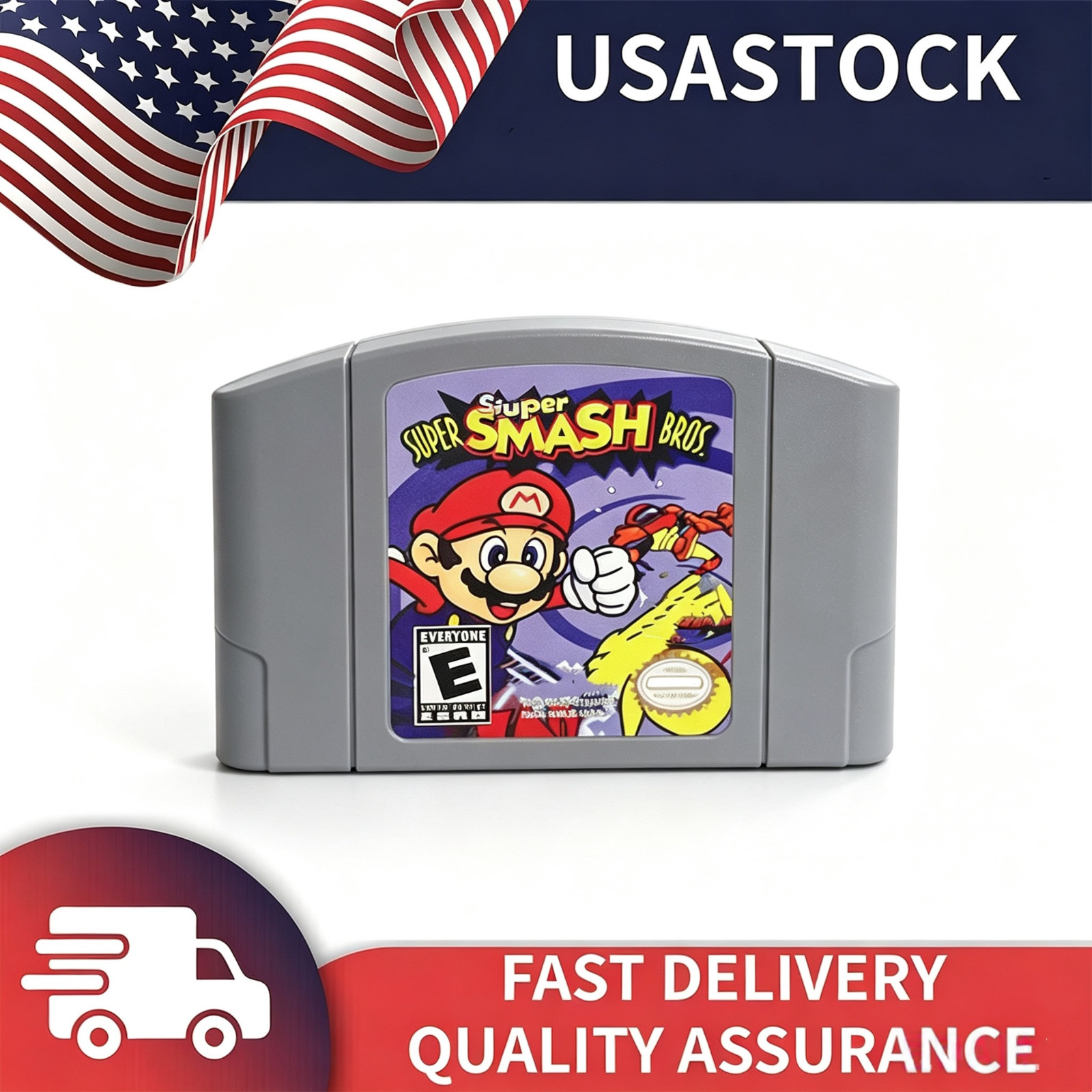 Super Smash Bros 64 Games Cartridge For Nintendo 64 Console US Version Super Smash Bros 64 Games Cartridge For Nintendo 64 Console US Version