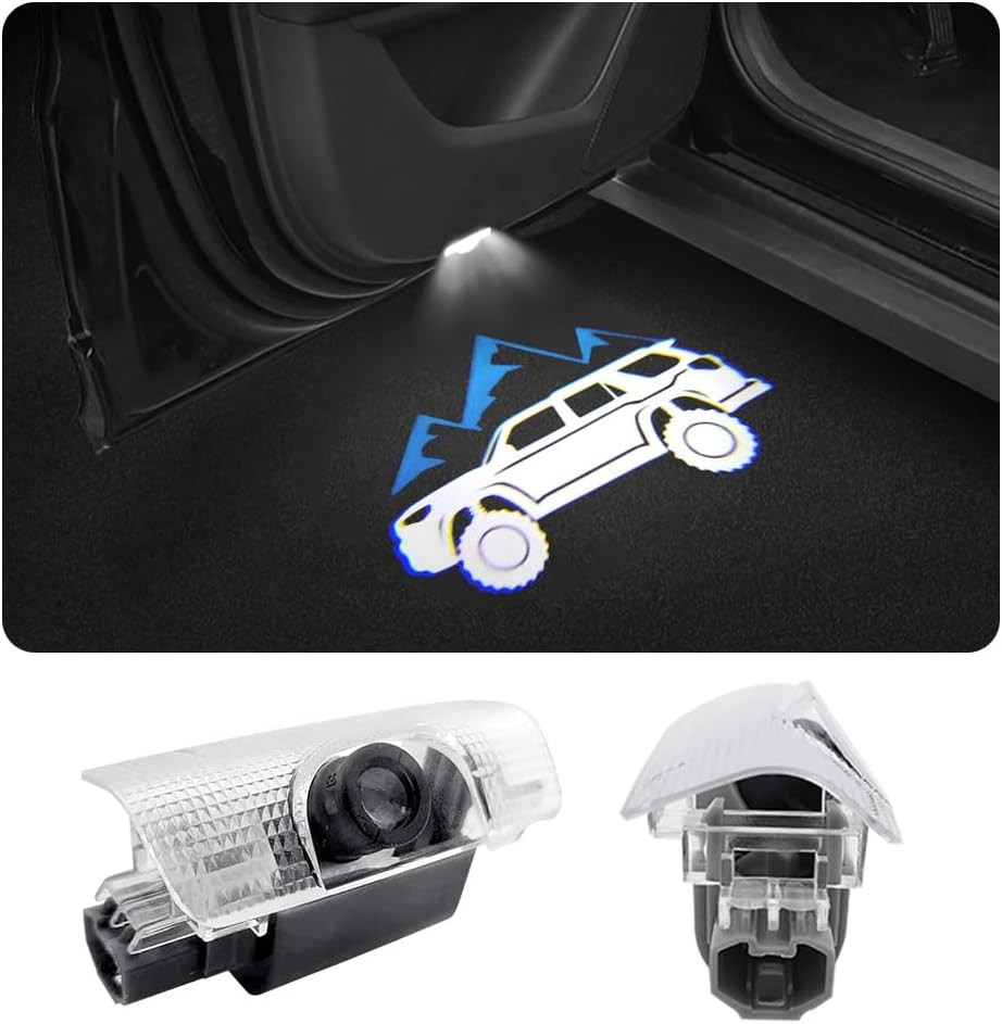 2 PCS LED Car Door Logo Lights Compatible for for 4Runner 2010-present-Blue 2 PCS LED Car Door Logo Lights Compatible for for 4Runner 2010-present-Blue