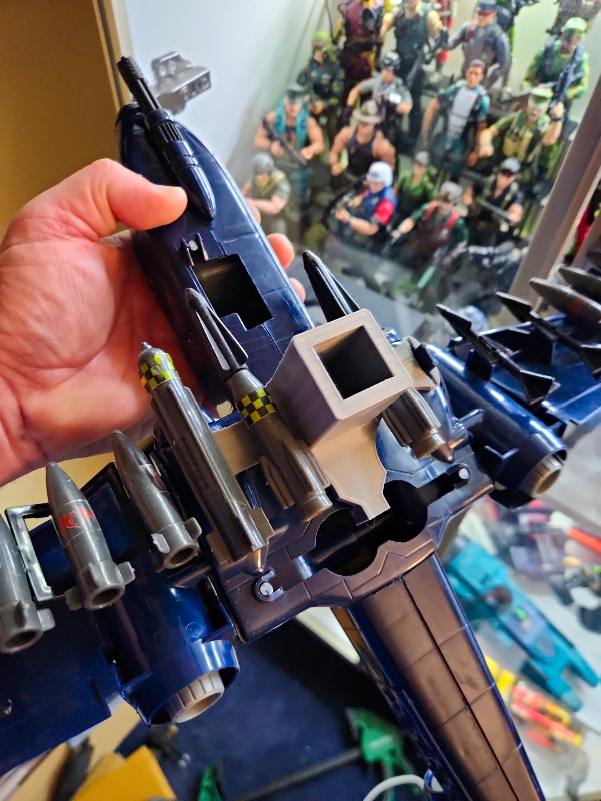 3d Printed Vintage Gi joe Cobra Rattler Wall Display 3d Printed Vintage Gi joe Cobra Rattler Wall Display