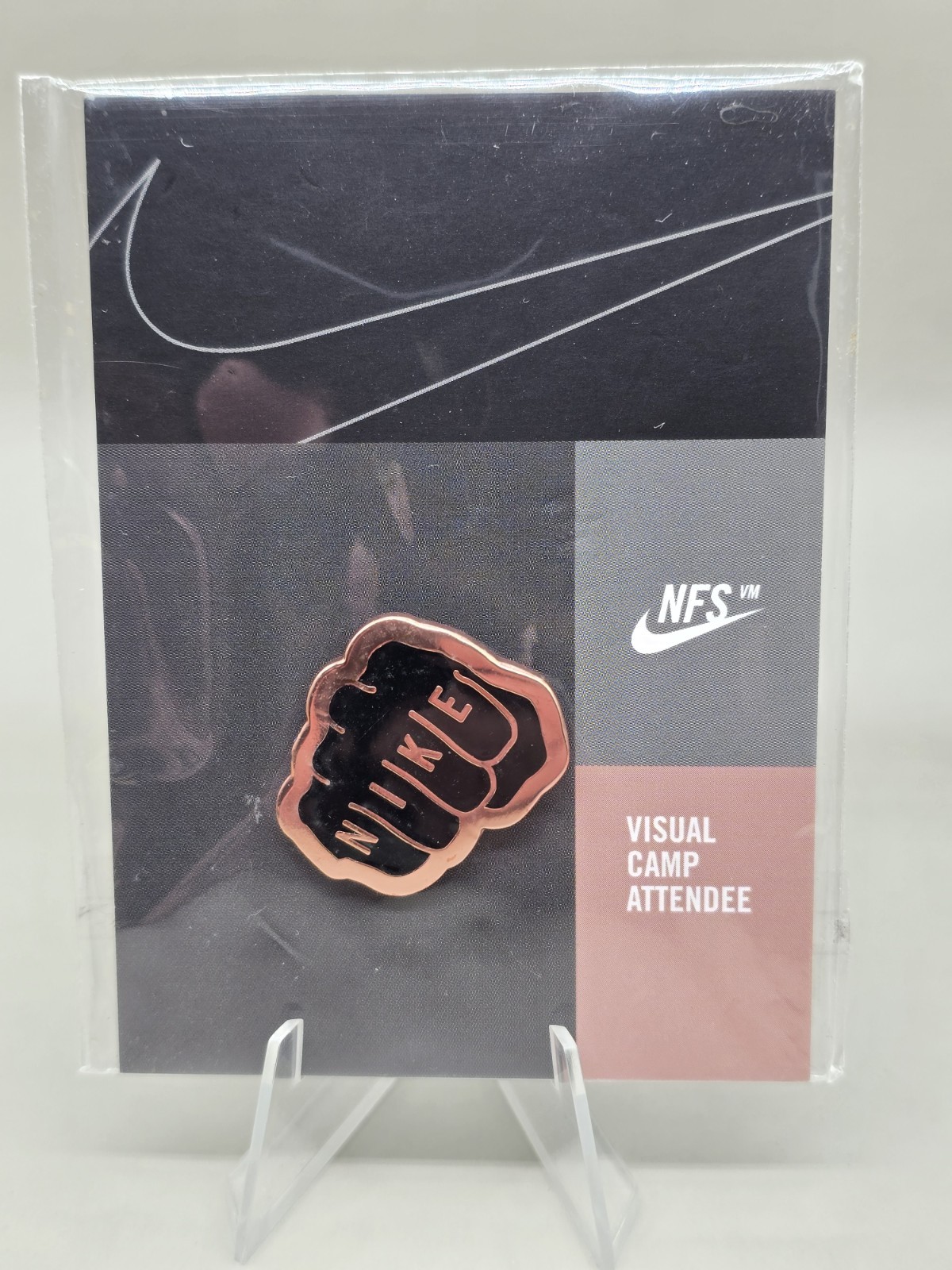 Nike NFS Visual Camp Attendee Pin - Rare Internal Employee Exclusive Collectible Nike NFS Visual Camp Attendee Pin - Rare Internal Employee Exclusive Collectible