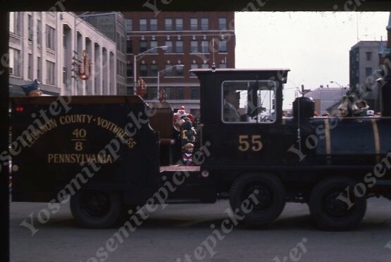 Sl88 Original Slide 1970's Parade Lebanon county firetruck PA 805a Sl88 Original Slide 1970's Parade Lebanon county firetruck PA 805a