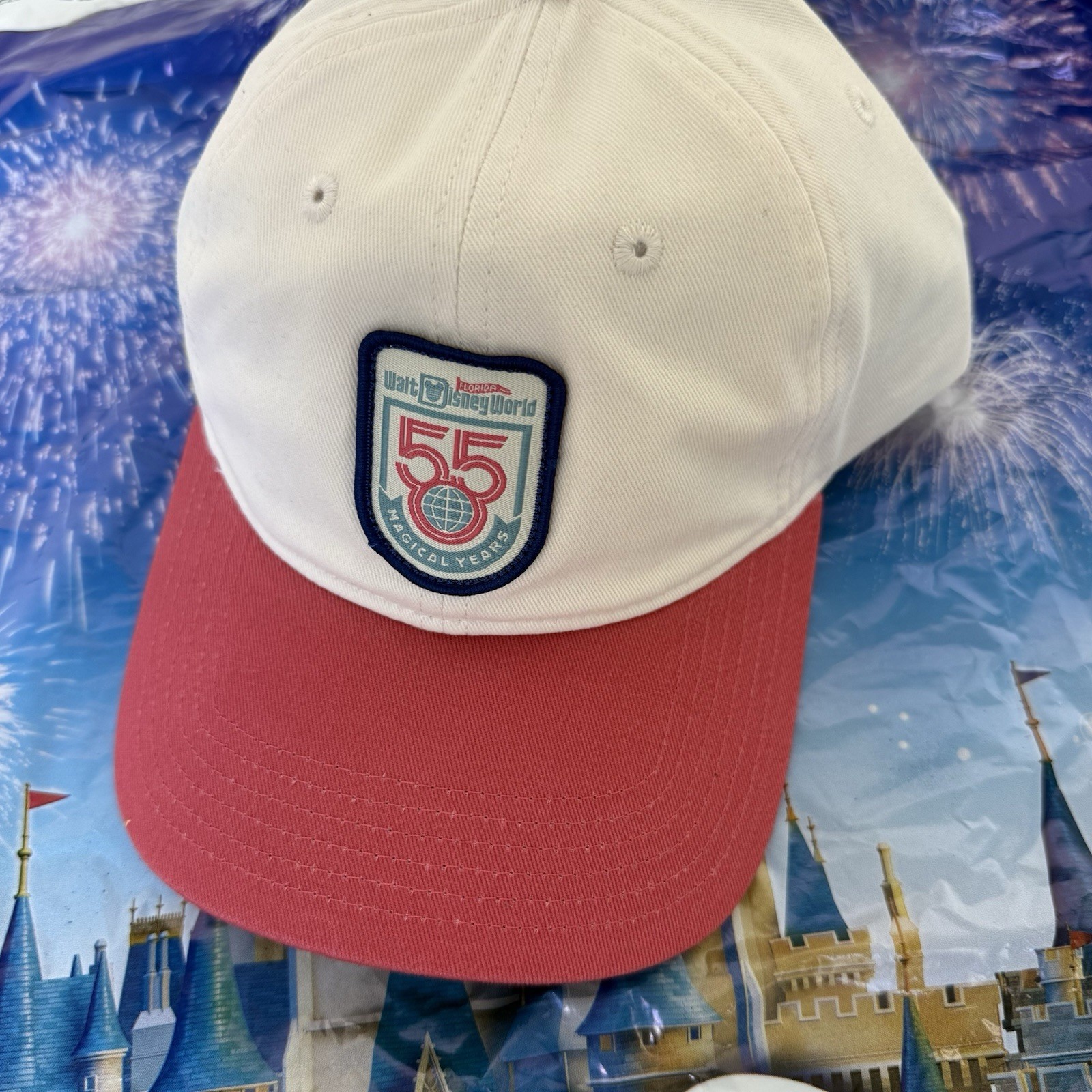 Disney Parks 2026 WDW 55th Anniversary 55 Magical Years Baseball Cap Hat New Disney Parks 2026 WDW 55th Anniversary 55 Magical Years Baseball Cap Hat New