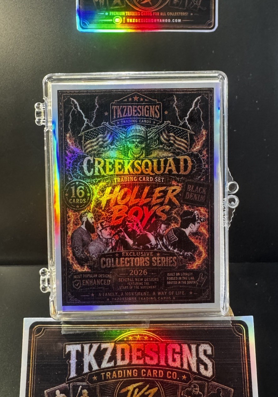 2026 Tkzdesigns CreekSquad Trading Card Set Signed / Numbered /100 - 16 Cards 2026 Tkzdesigns CreekSquad Trading Card Set Signed / Numbered /100 - 16 Cards