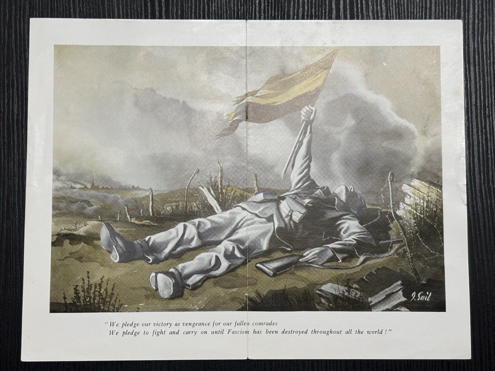 1939 International Brigade British Battalion Spanish Civil War Art Pamphlet 1939 International Brigade British Battalion Spanish Civil War Art Pamphlet