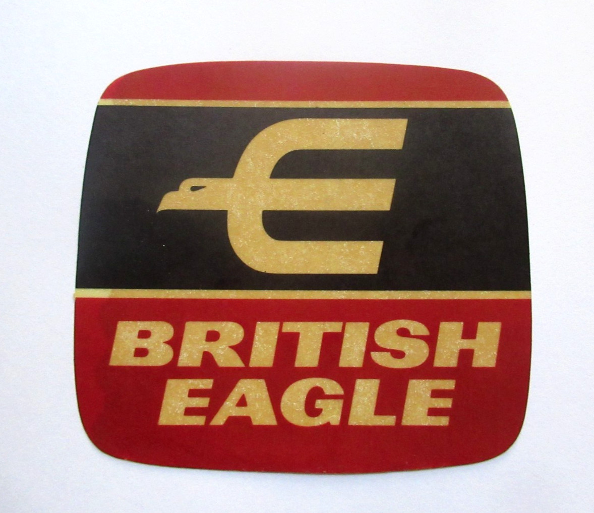 Vintage British Eagle International Airlines Logo Decal Sticker Aviation Memo UK Vintage British Eagle International Airlines Logo Decal Sticker Aviation Memo UK