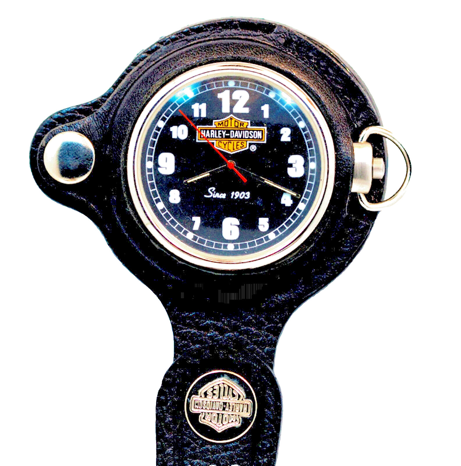 New Harley Davidson Pocket Watch, Rare Unworn Black Or Brown H-D Logo Pouch $199 New Harley Davidson Pocket Watch, Rare Unworn Black Or Brown H-D Logo Pouch $199