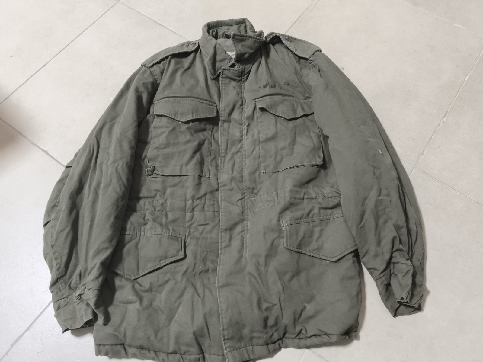 Genuine IDF Israeli Army Parka DUBON Jacket Size Medium With Insignia(1976)🔥🔥
