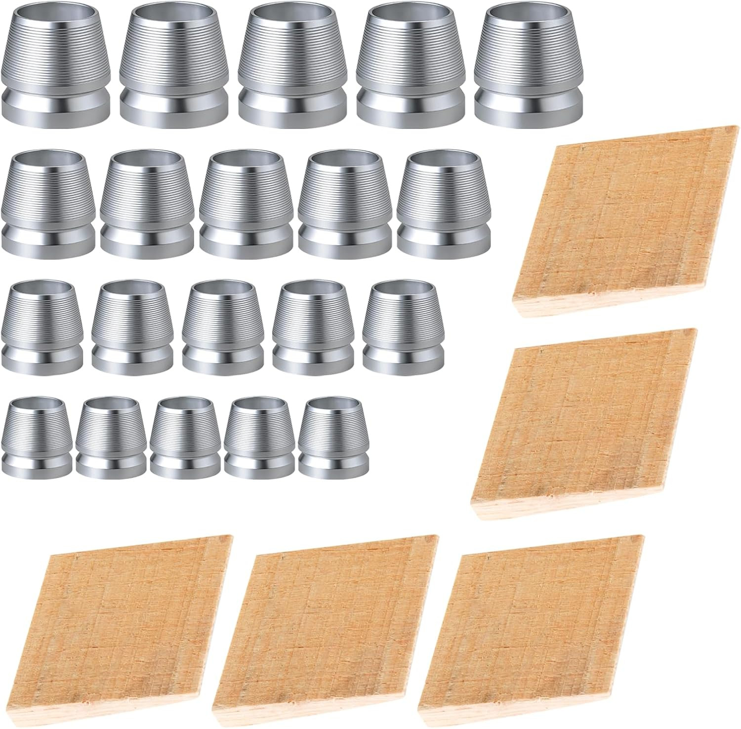 25-Pack Handle Wedge Kit for Axe & Hammer Wood & Steel Metal Wedges Set