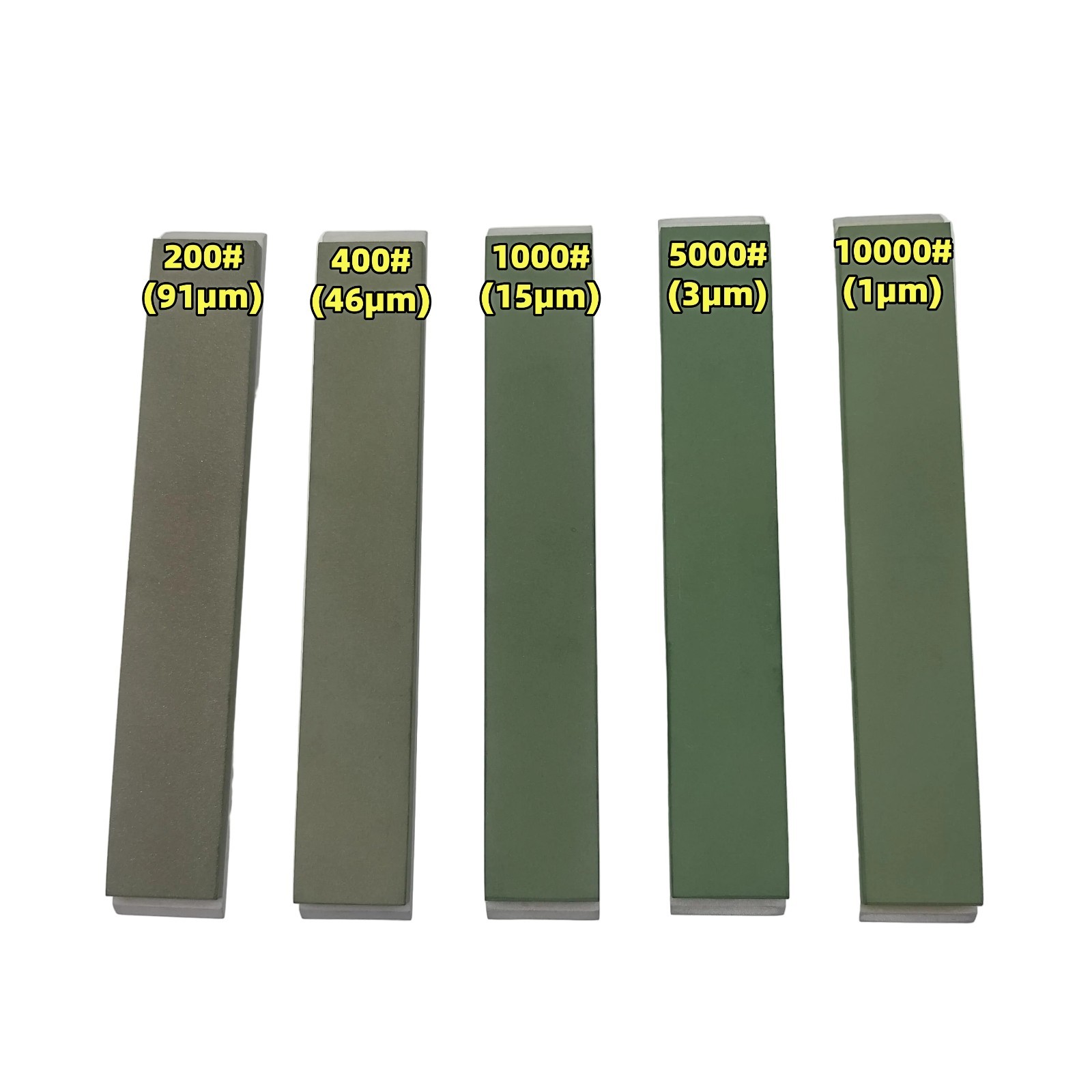 5pcs/Set Resin Diamond Sharpening Stone, 6" x 1", 200/400/1000/5000/10000 Grit 5pcs/Set Resin Diamond Sharpening Stone, 6" x 1", 200/400/1000/5000/10000 Grit