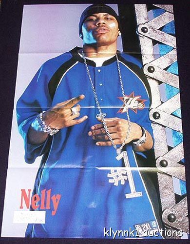 Nelly - 2 POSTERS Centerfolds Lot 27A  Mary J Blige and Usher on back