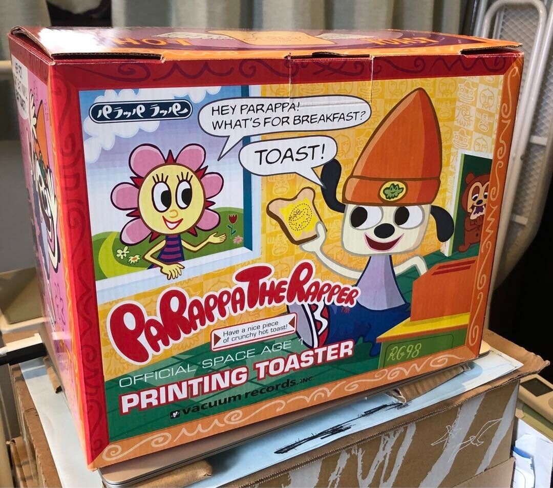 Parappa The Rapper Pop Up Toaster NEW Includes an extra badge not for sale