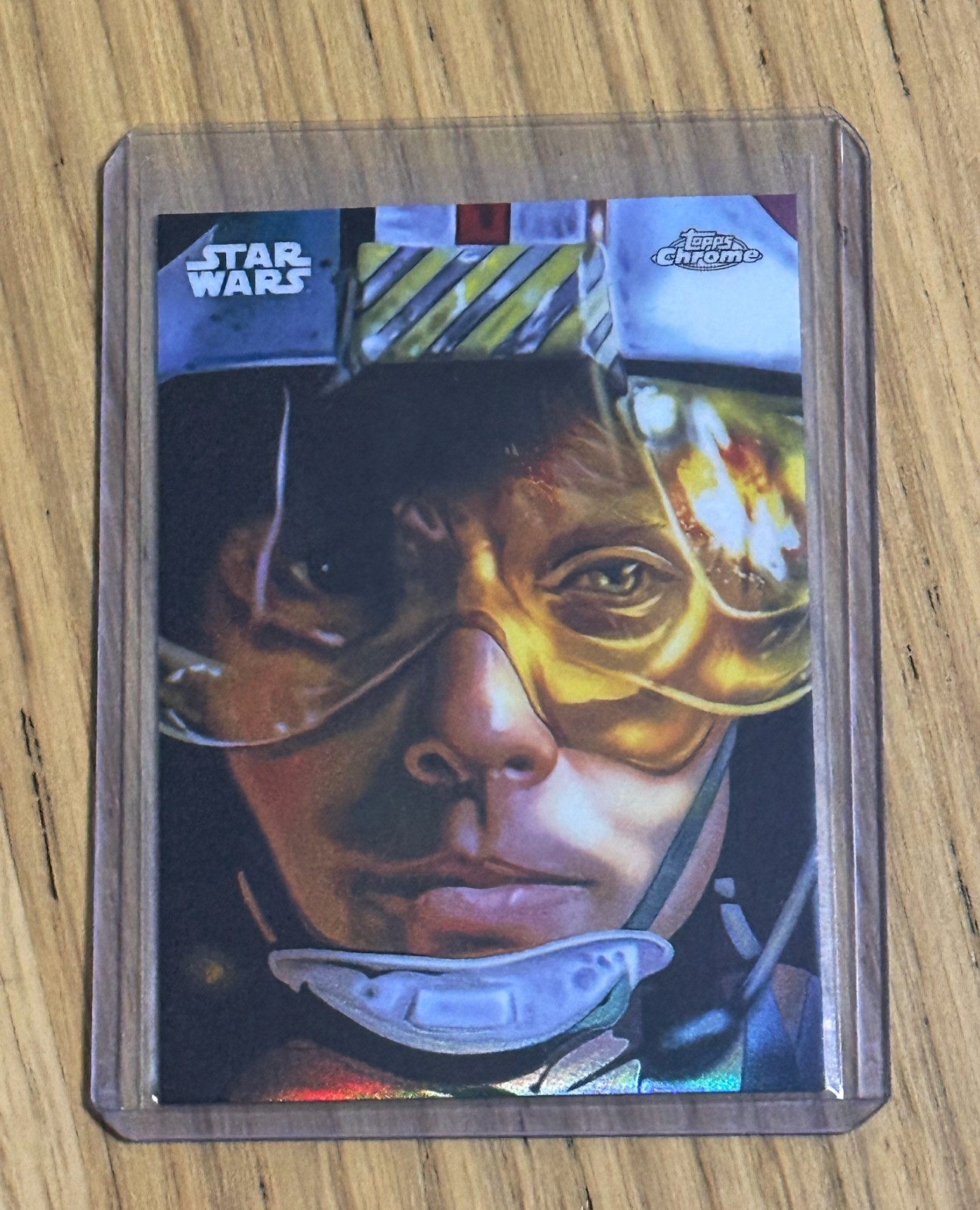 Luke Skywalker 2026 Topps Chrome Star Wars Reflections "Use the Force Luke" R-19