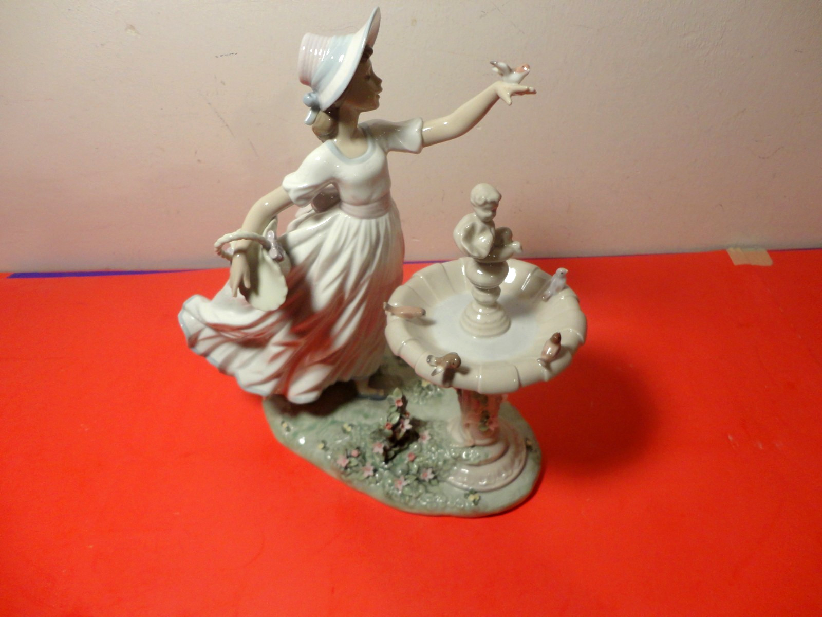 Rare 1994 Lladro "Spring Joy' # 6106 Porcelain Figurine (11 by 9 by 6") Rare 1994 Lladro "Spring Joy' # 6106 Porcelain Figurine (11 by 9 by 6")