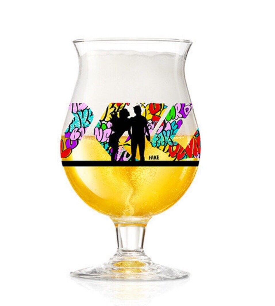 Duvel Beer Glass Chalice x Artist (FAKE) Limited Edition Collector’s 2022