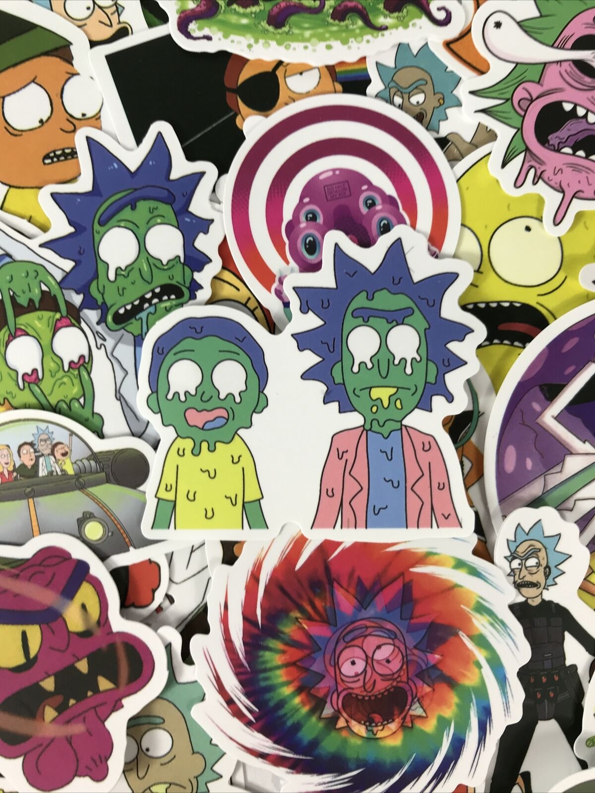 50pc Random Rick and Morty Funny Movie Decal Laptop Sticer Pack