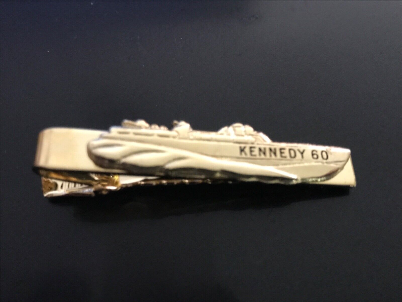  John F. Kennedy PT-109 Boat Gold Tie Clip Political Campaign 1960 Election