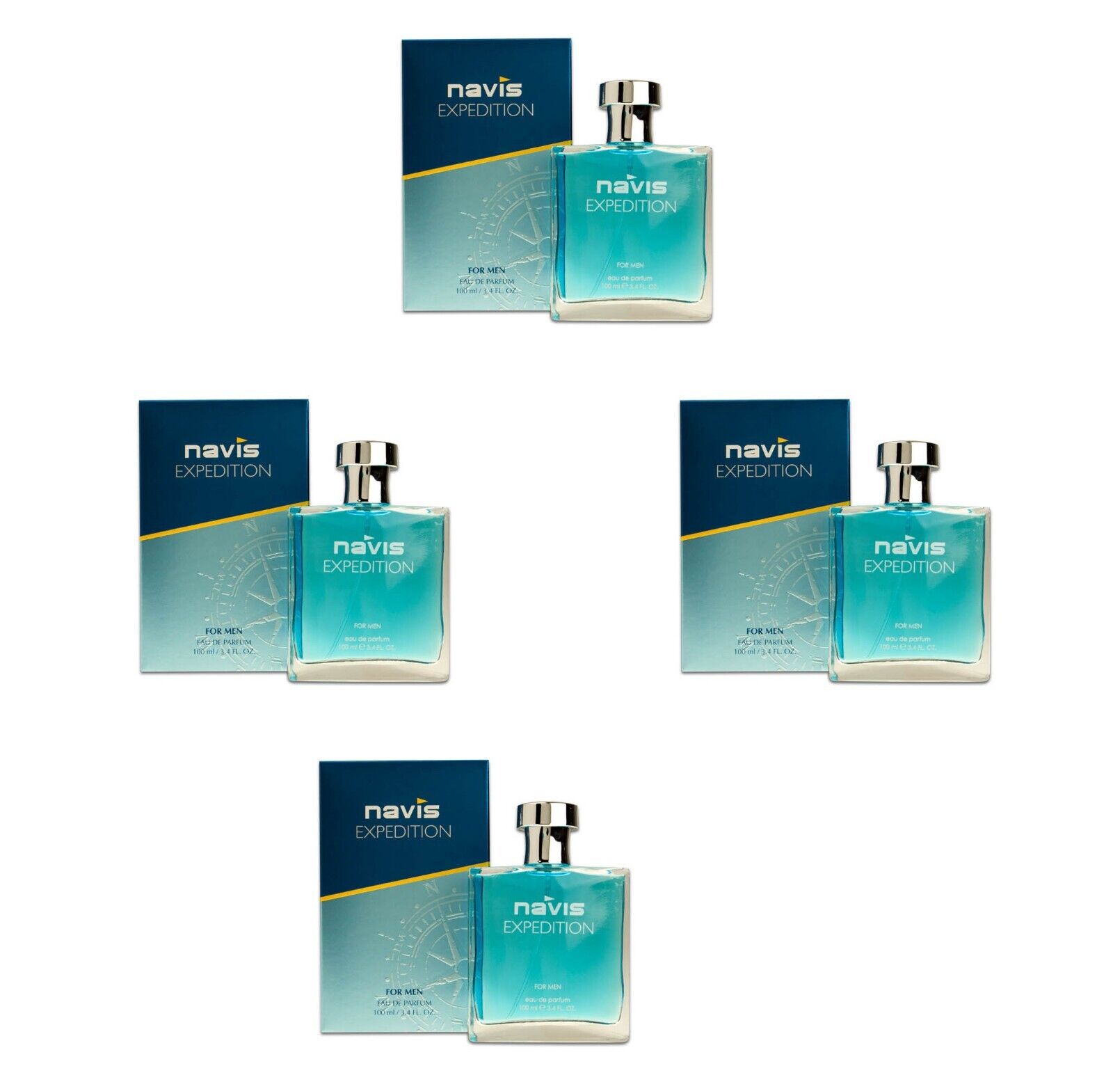 4pcs Men's perfume NAVIS EXPEDITION Cologne 3.4 oz Fragrance USA