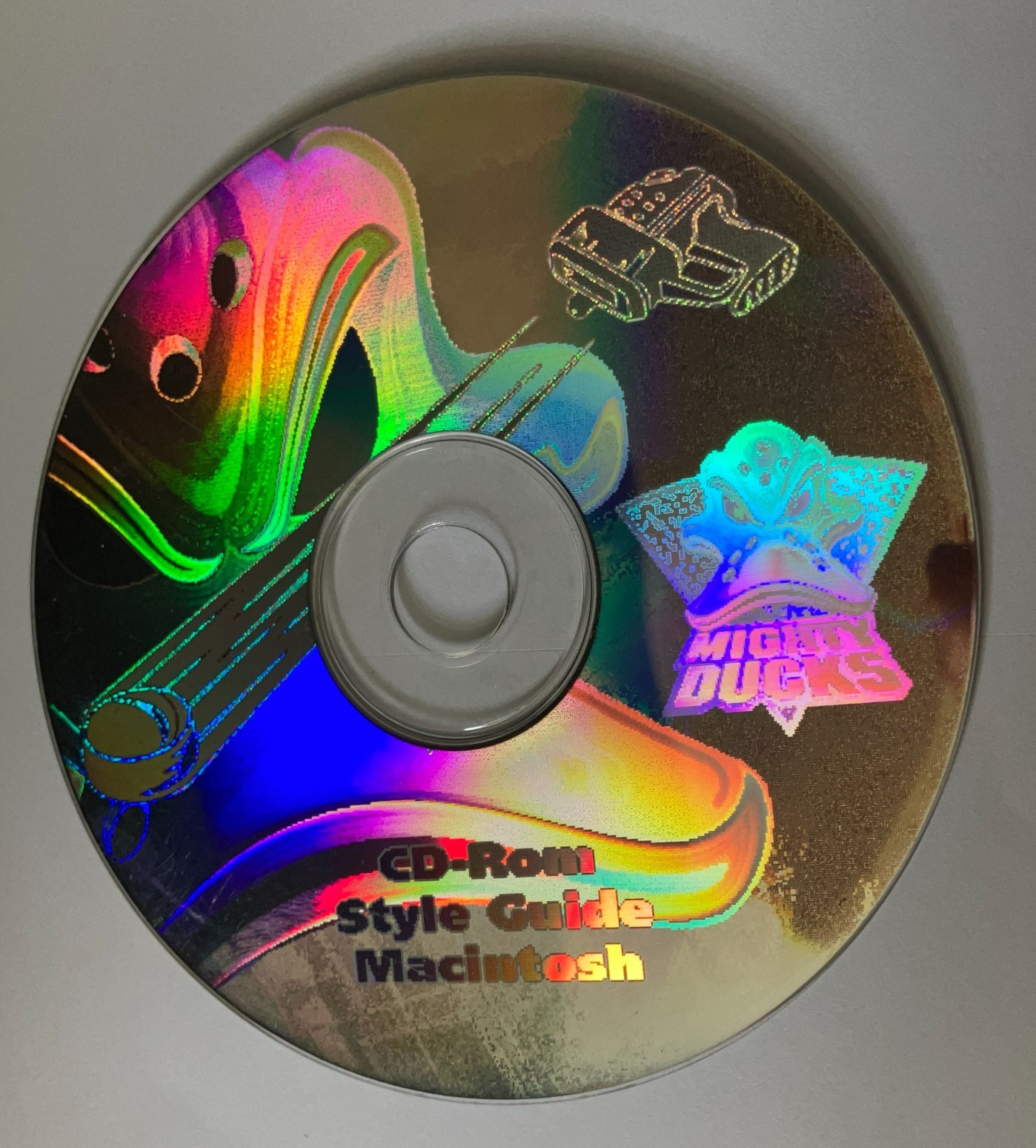 Mighty Ducks Hockey ~ 90's Cartoon CD-Rom Style Guide ~ Anaheim Disney ~ RARE Mighty Ducks Hockey ~ 90's Cartoon CD-Rom Style Guide ~ Anaheim Disney ~ RARE